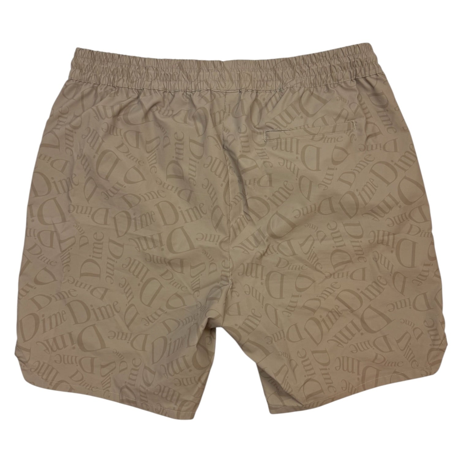 Dime Allover Shorts Tan