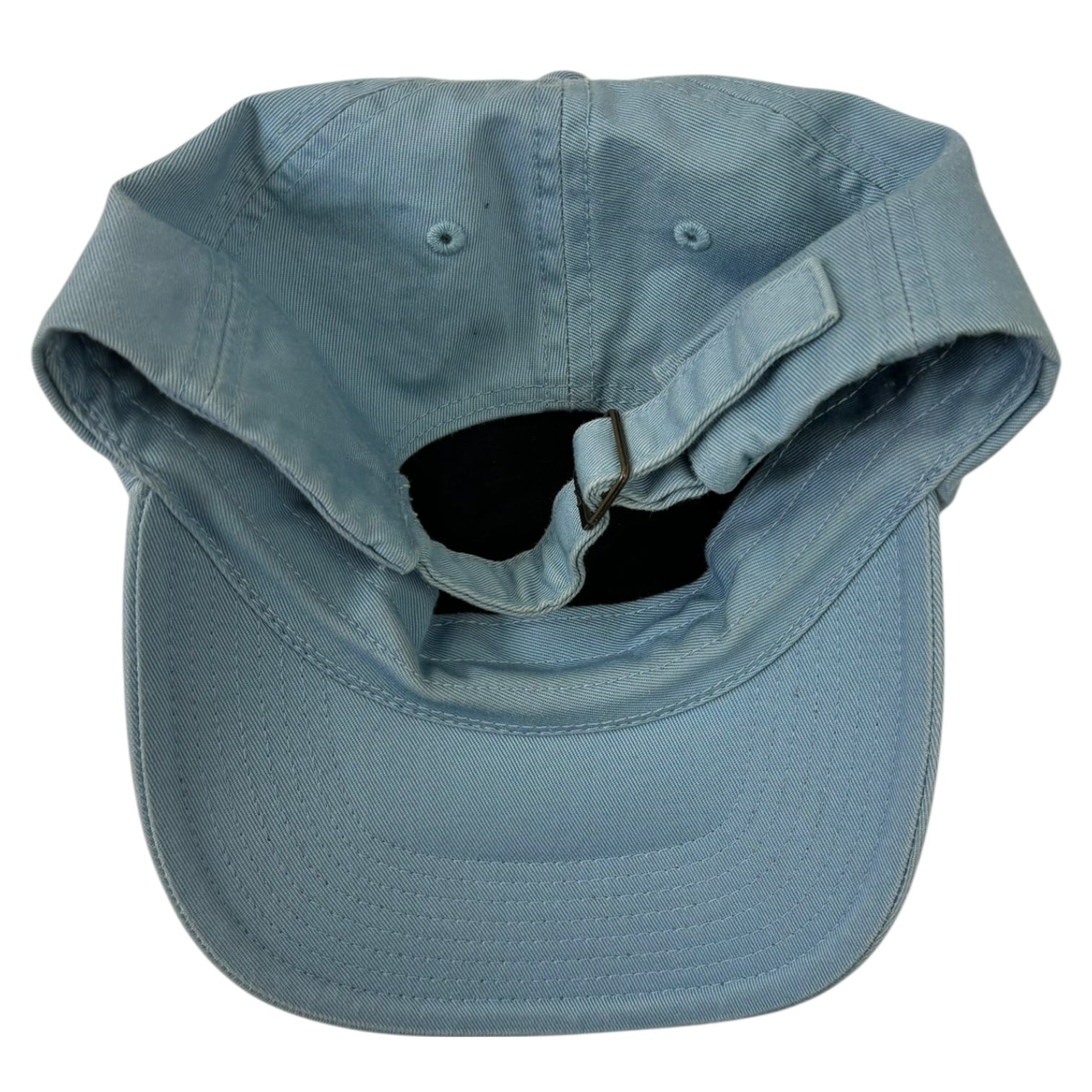 Vintage Nike Centre Swoosh StrapBack Hat Light Blue