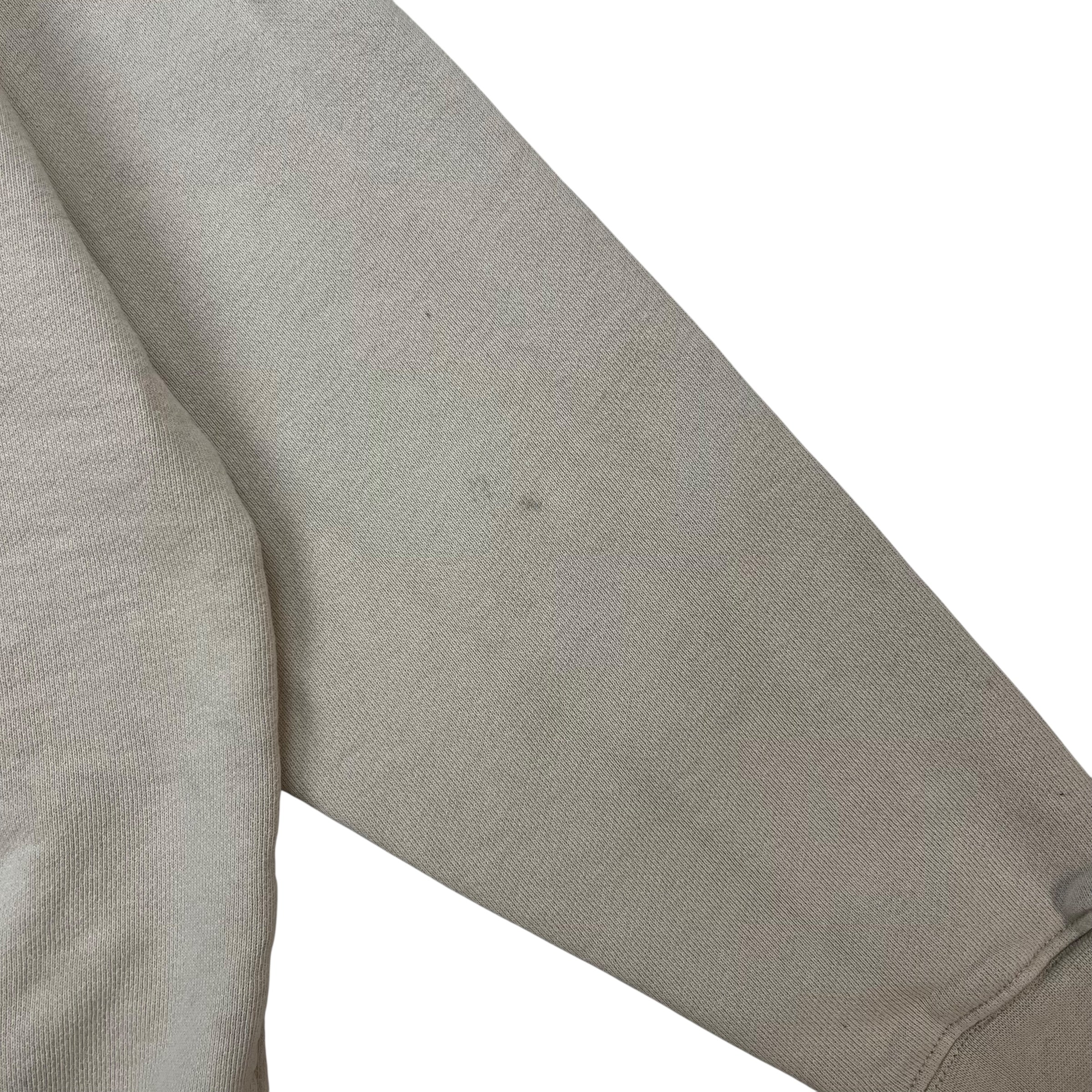 Dime Blank Hoodie Cream White