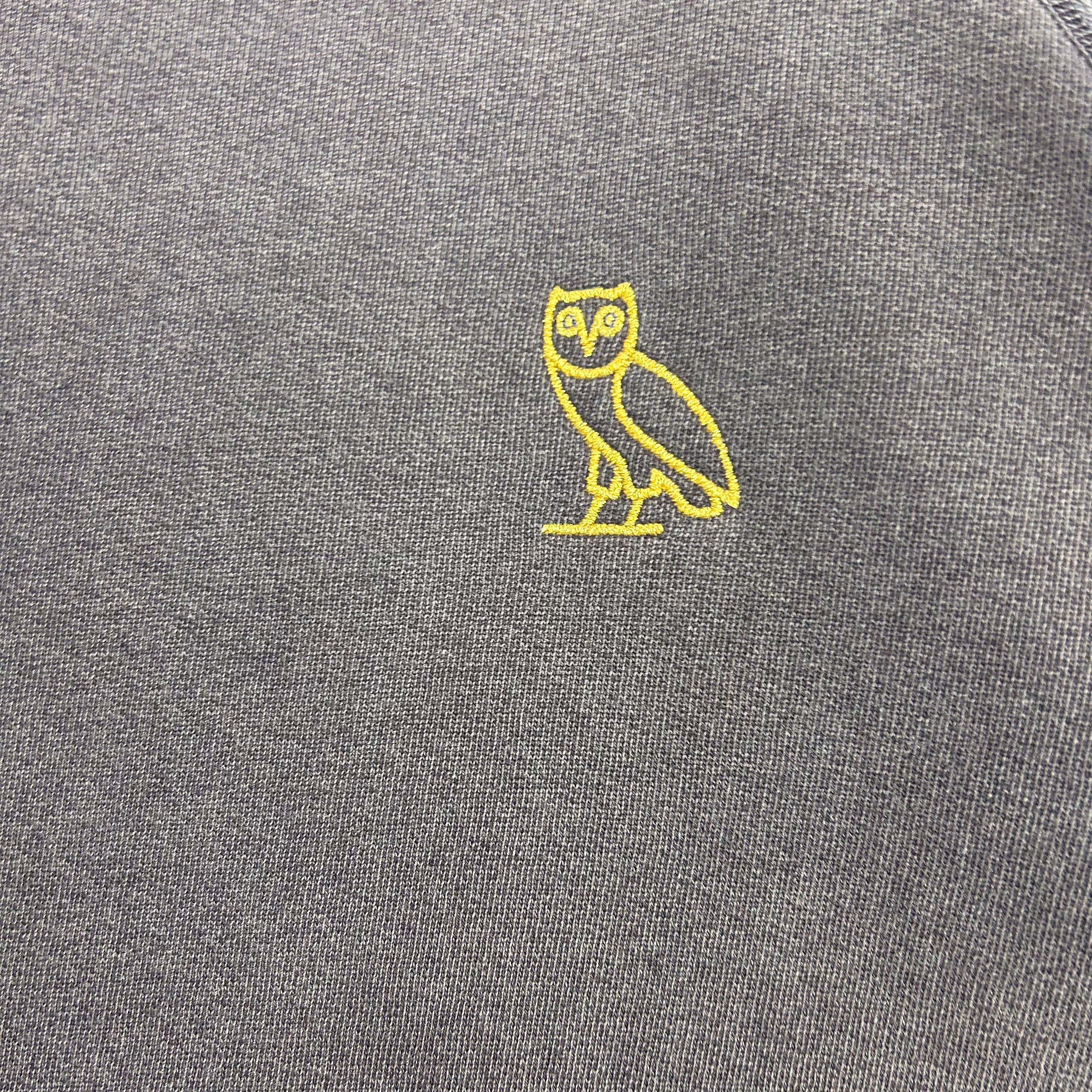 OVO Garment Dyed Stitch Logo Sweater Navy