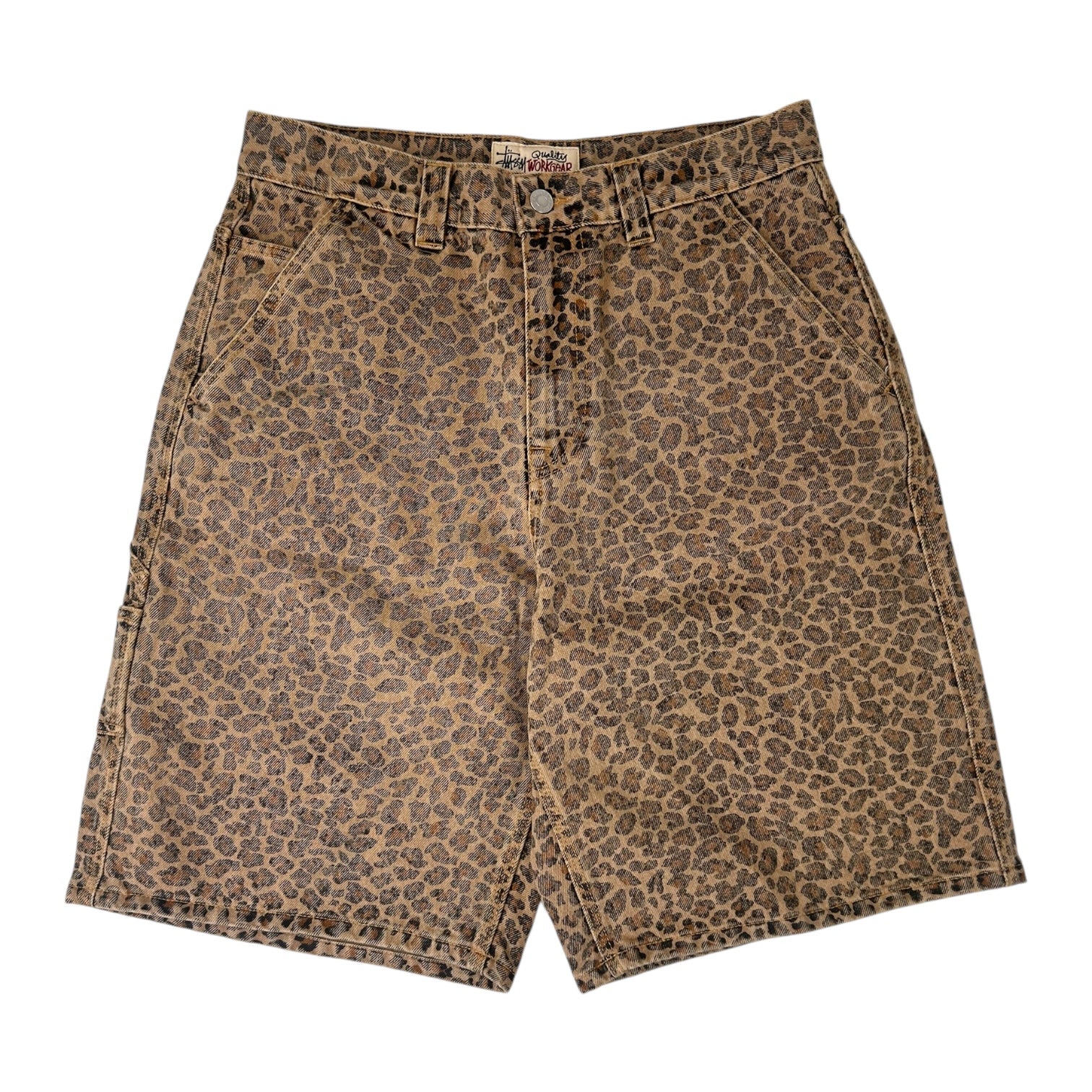 Stussy Work Short Leopard