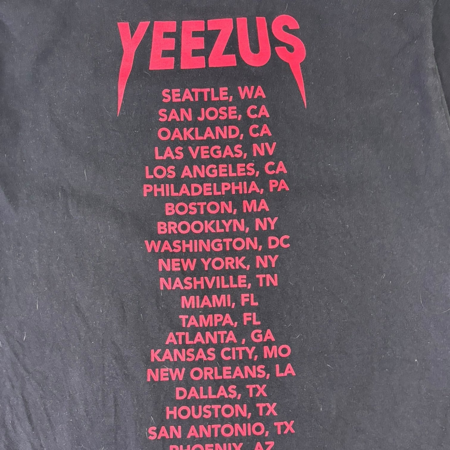 Kanye West Yeezus “God Wants You” T-Short Black