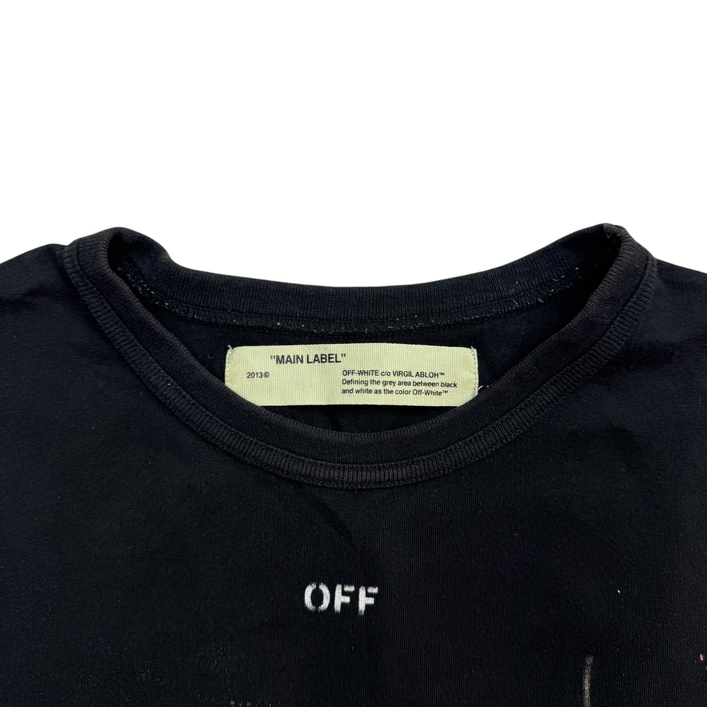 Off-White Galaxy Brushed Tee Black