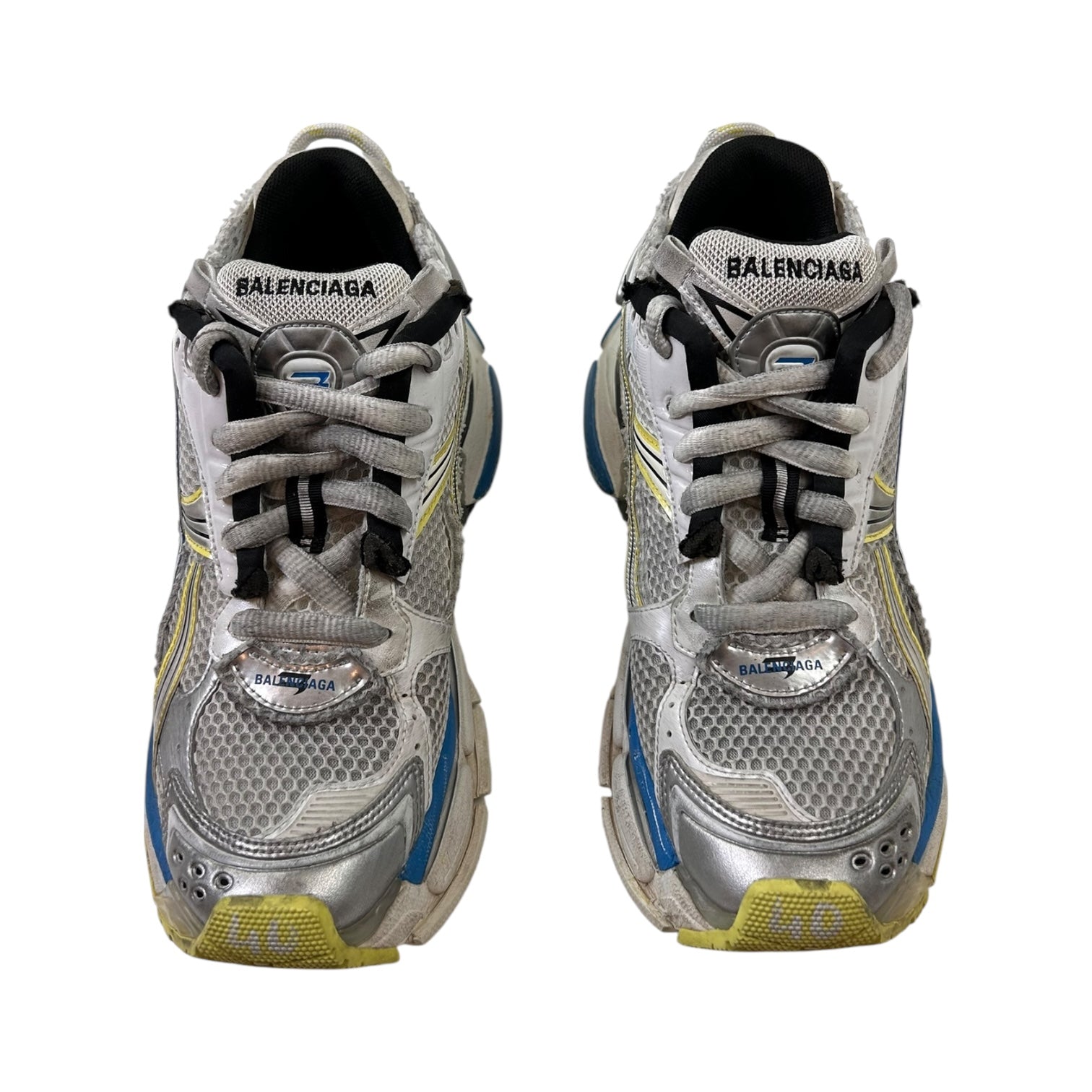 Balenciaga Runner Sneaker White/Blue/Yellow