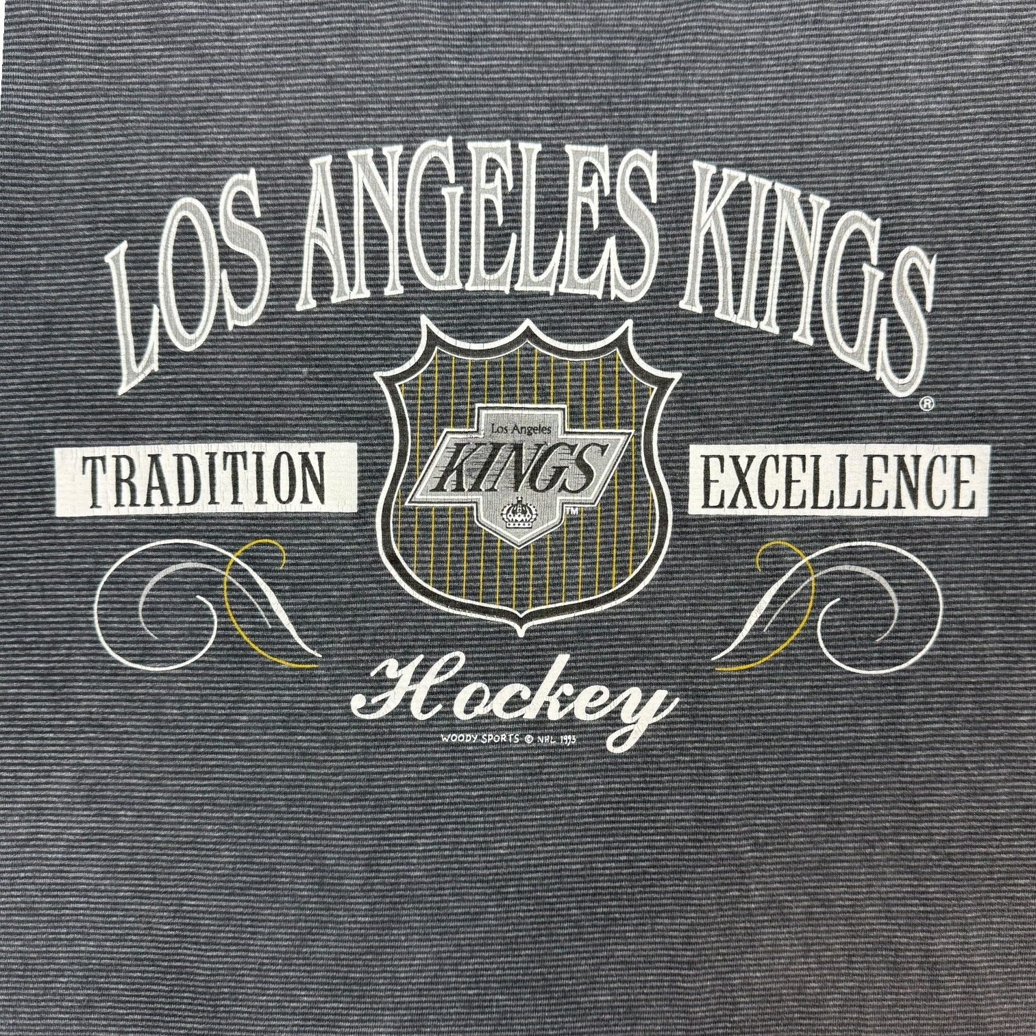 1992 Woody Sports Los Angeles Kings Tee Grey