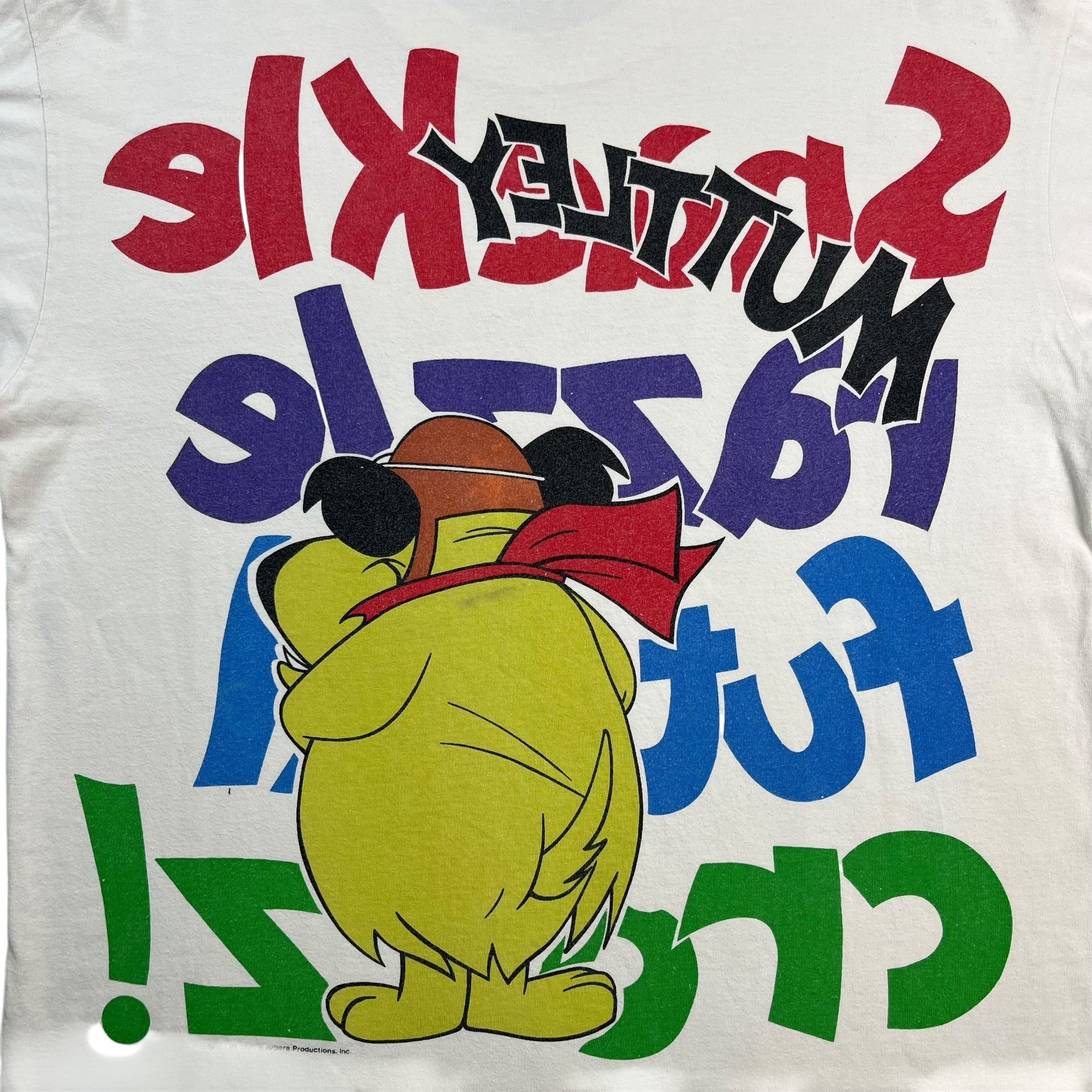 1995 Wacky Races Muttley Tee White