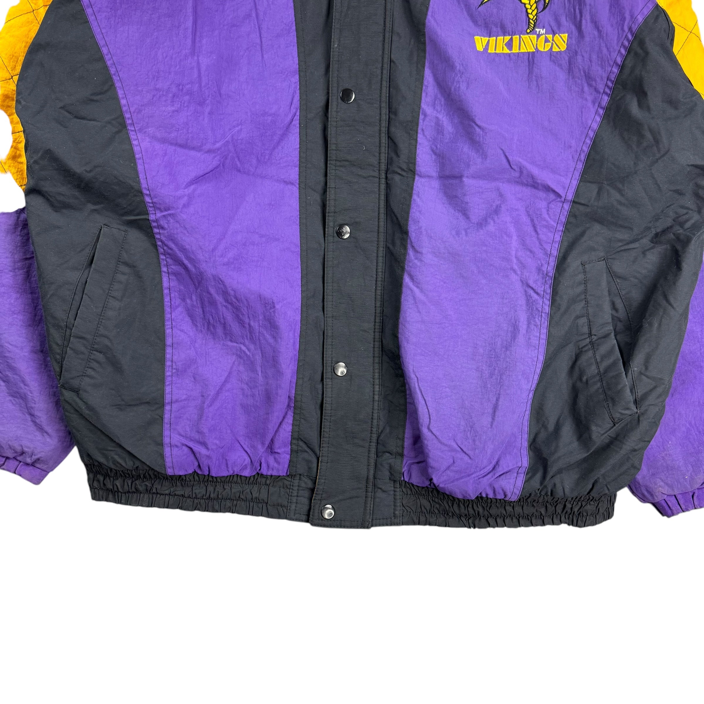 Vintage Starter Minnesota Vikings Nylon Jacket Tricolor