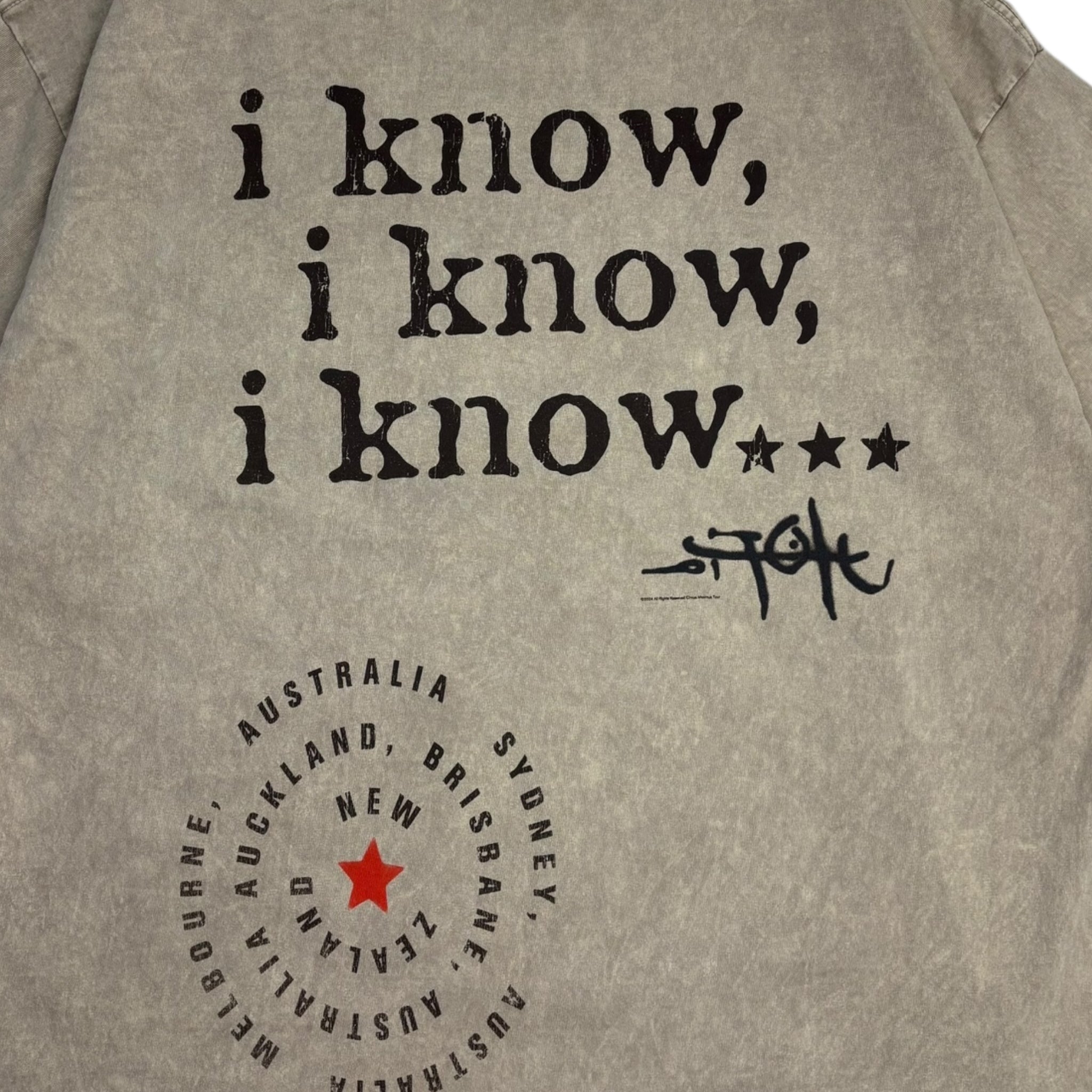 Travis Scott Utopia ‘I Know’ T-Shirt Sand