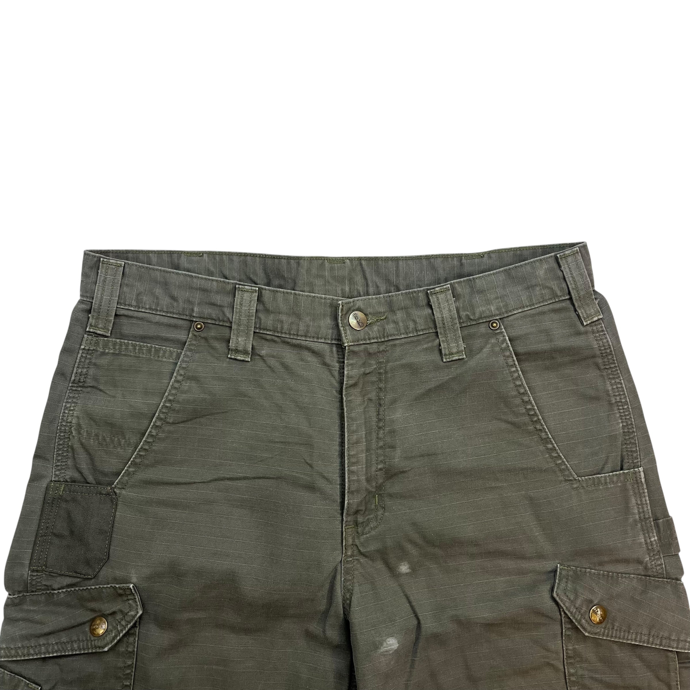 Vintage Carhartt Cargo Shorts Dark Green
