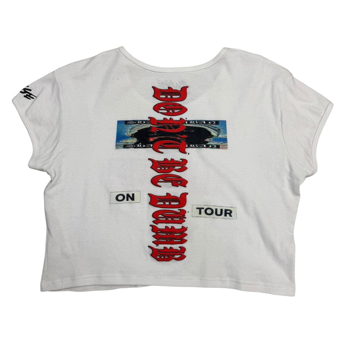 (W) AWGE A$AP Rocky Don’t Be Dumb Tour Baby Tee White