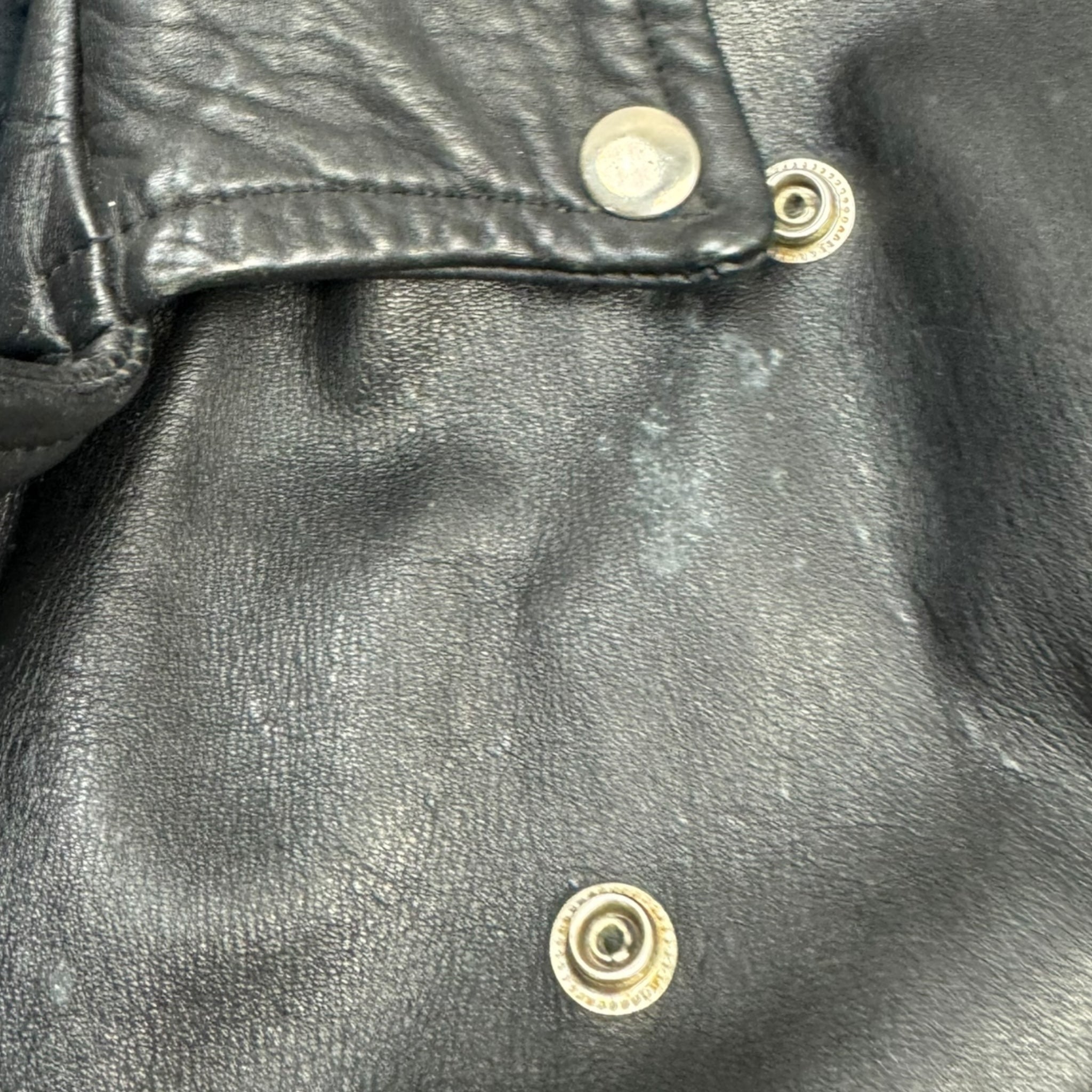 Vintage Biker Moto Leather Jacket