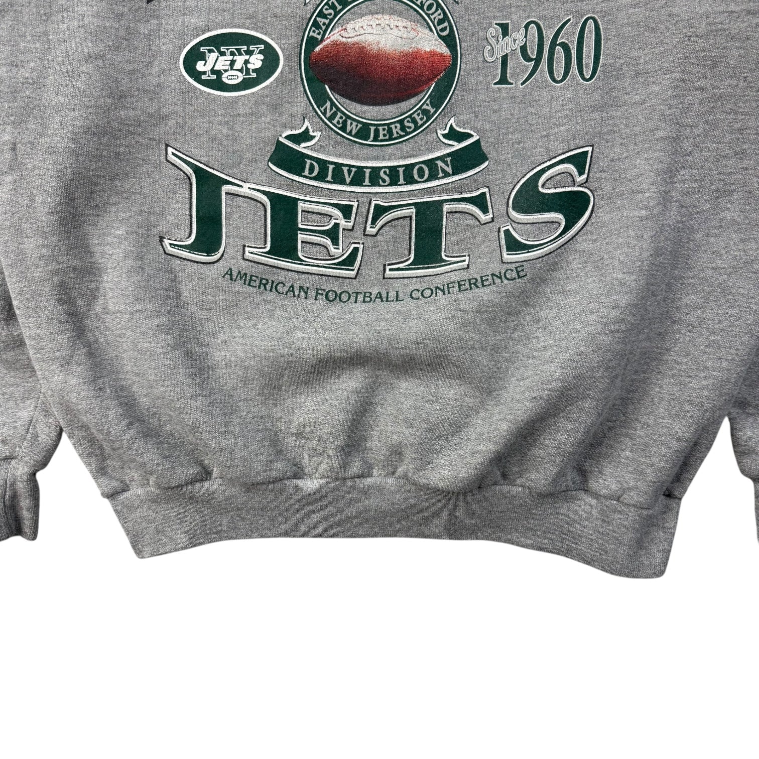 Vintage New York Jets Crewneck Grey