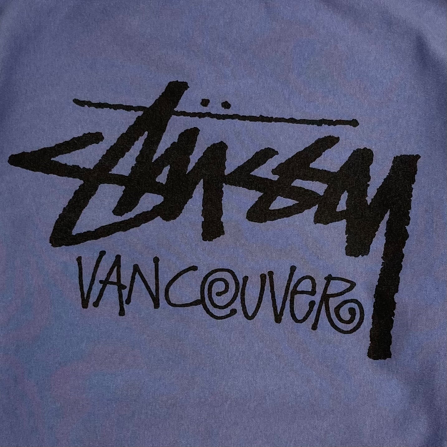 Stussy Vancouver Chapter Zip Up Hoodie Lavender Purple
