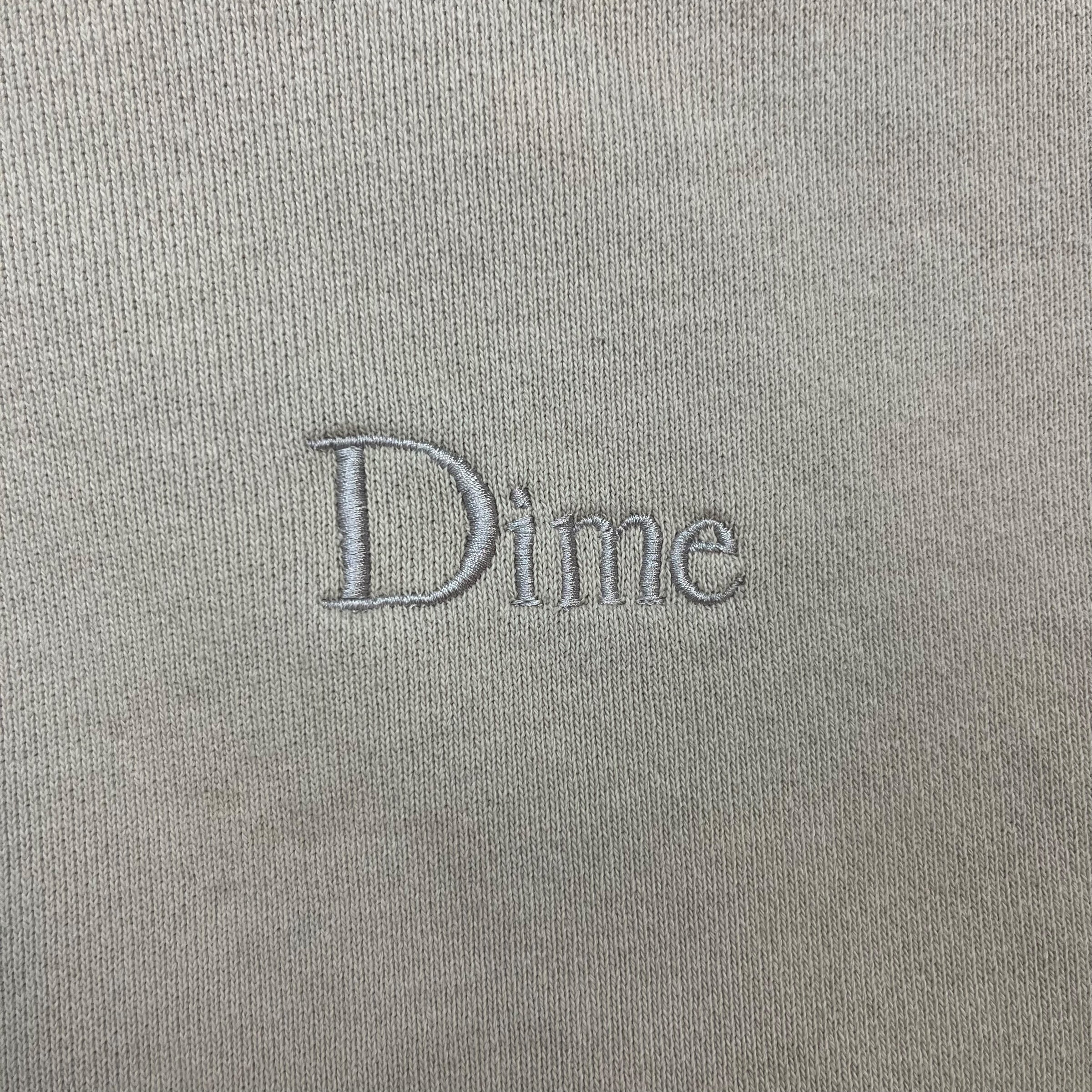 Dime Blank Hoodie Cream White
