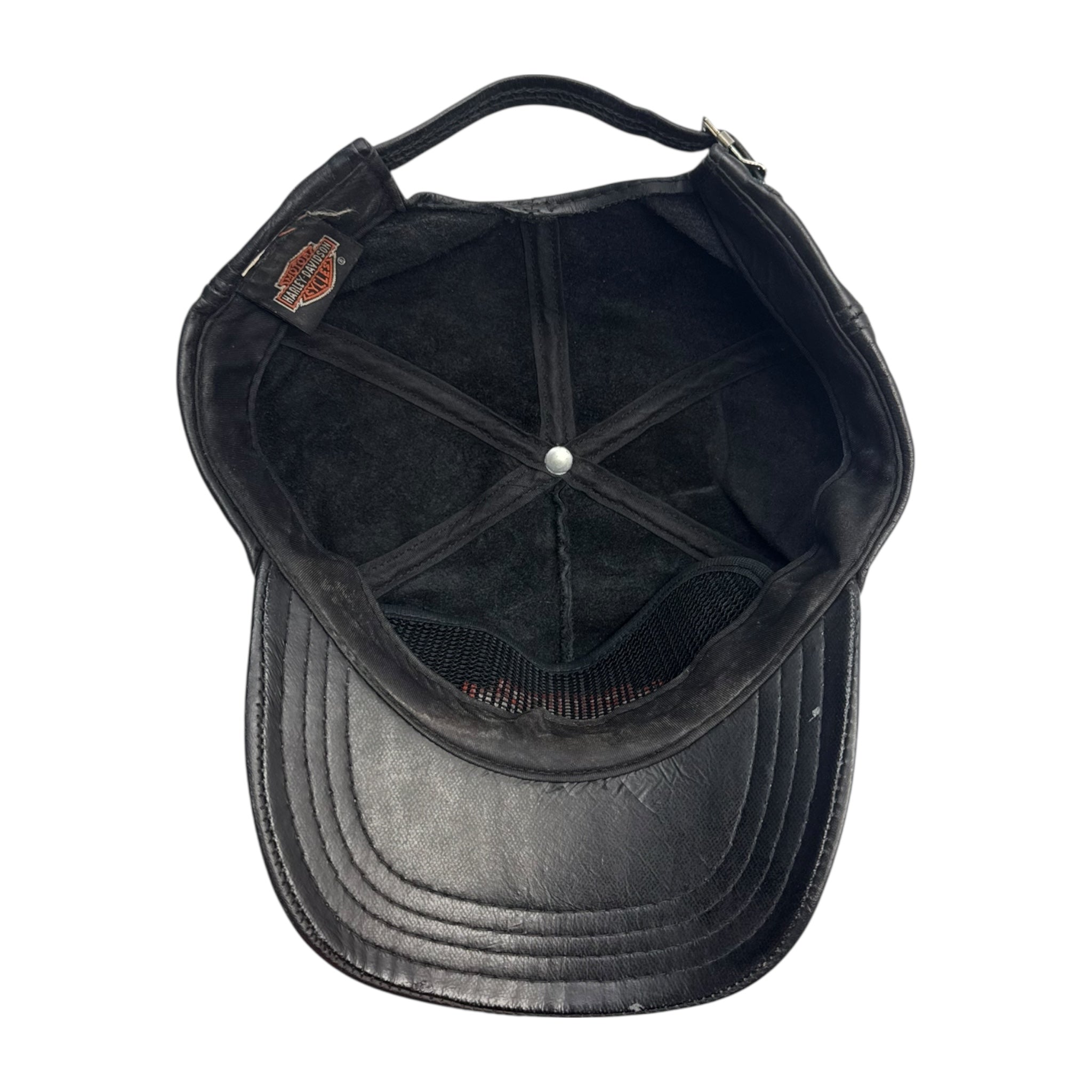 Vintage Harley Davidson Leather Hat
