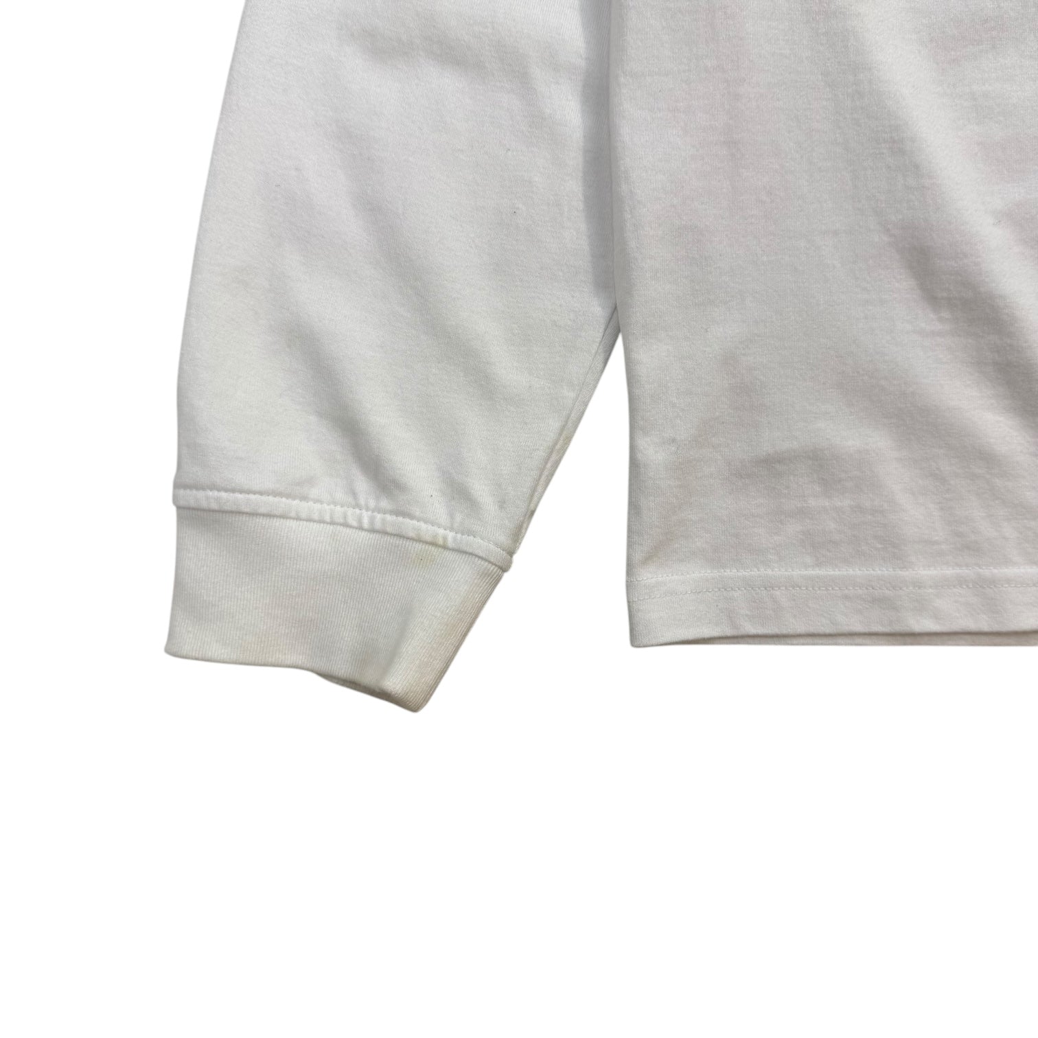 Supreme Small Box L/S Tee White