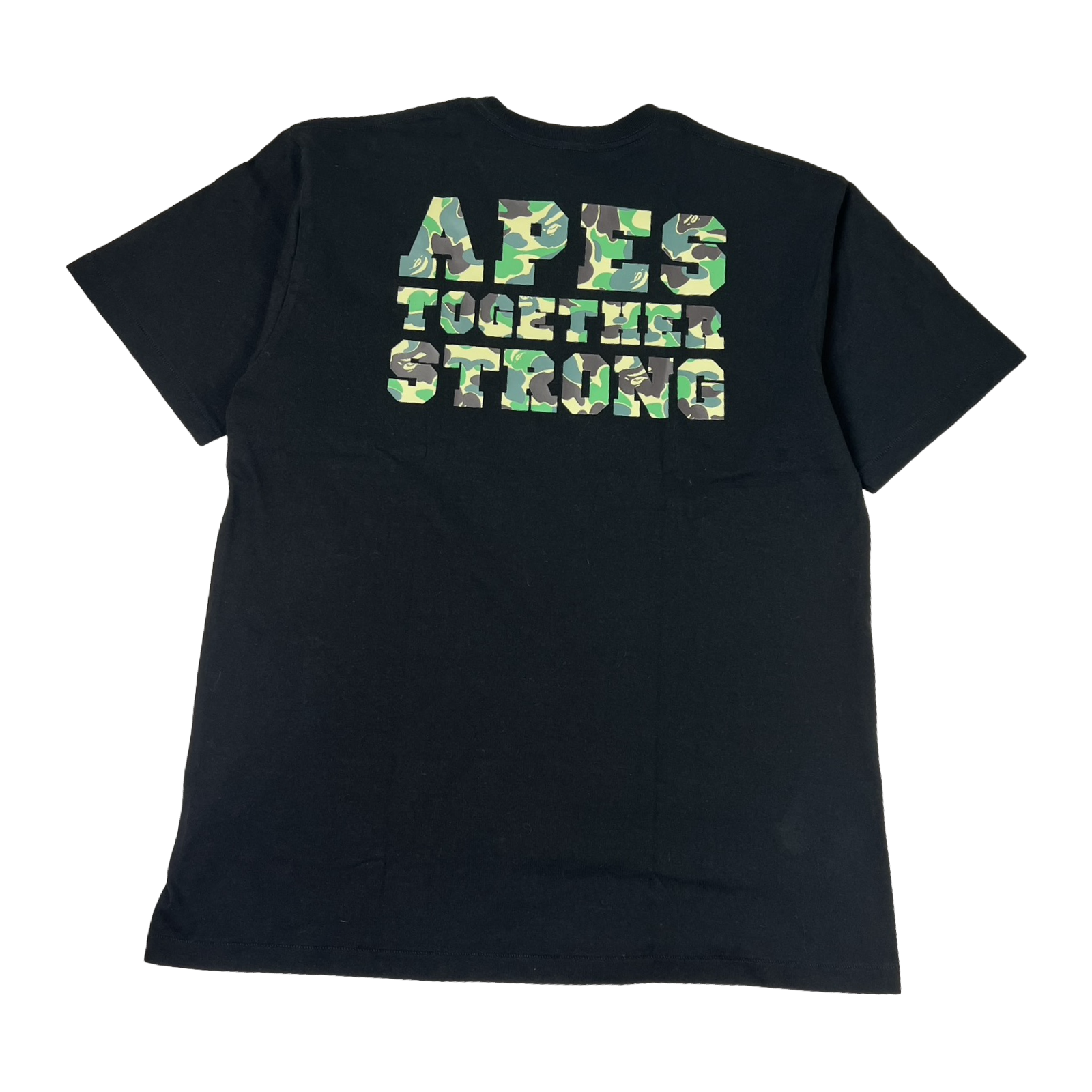 A Bathing Ape ABC Camo College ATS T-Shirt Black