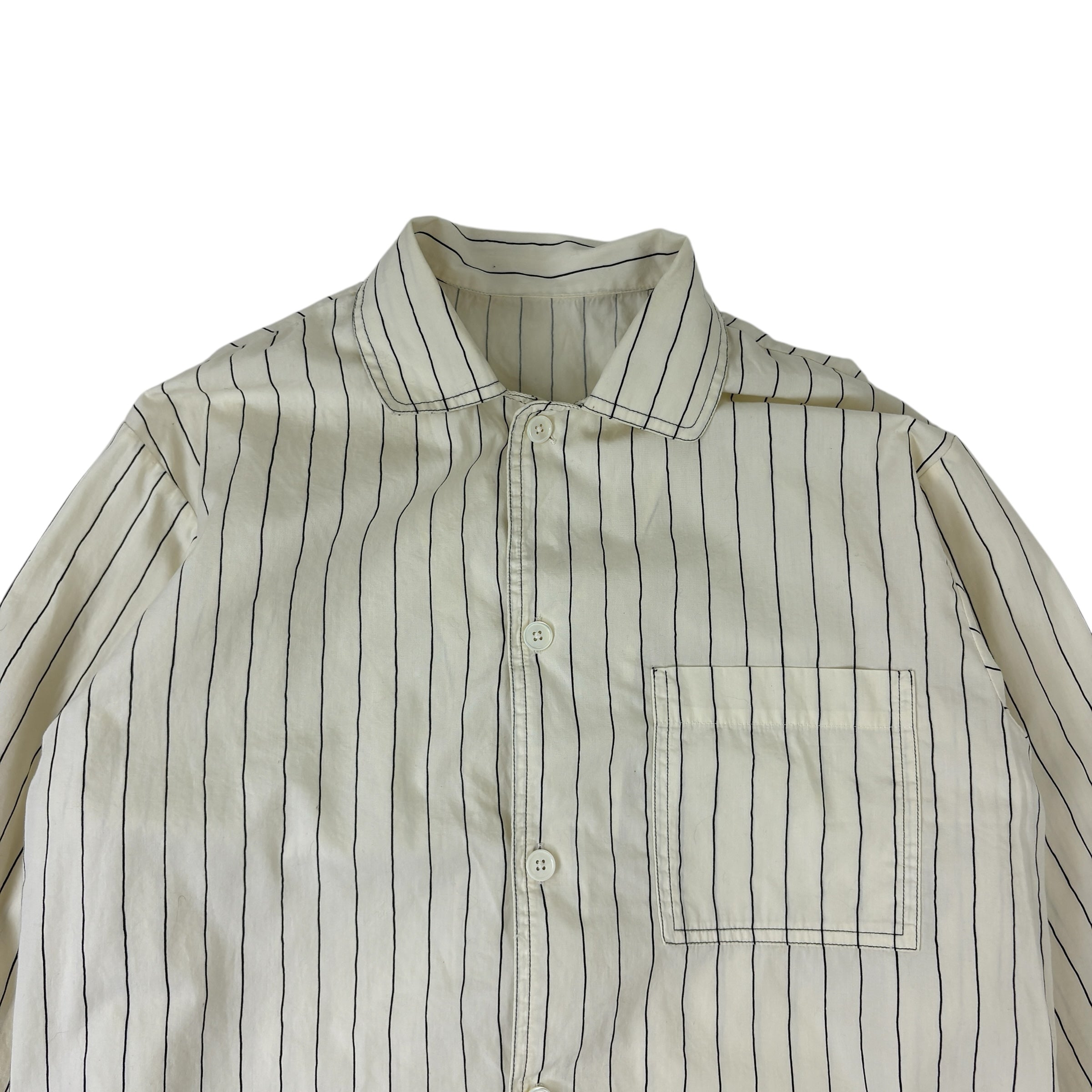 Stussy Tekla Poplin Pyjama Shirt White