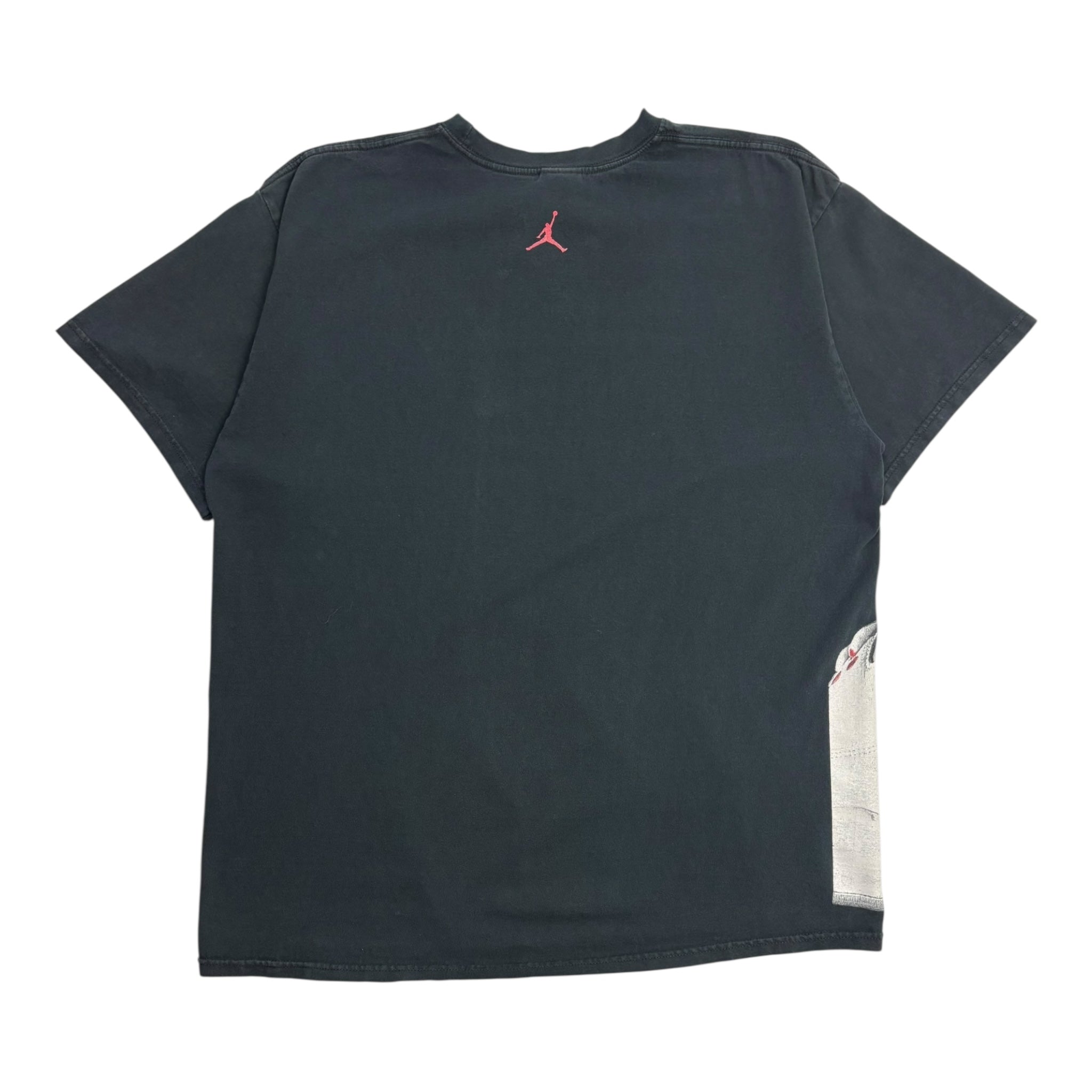 2007 Jordan 3 Fire Red Big Print T-Shirt
