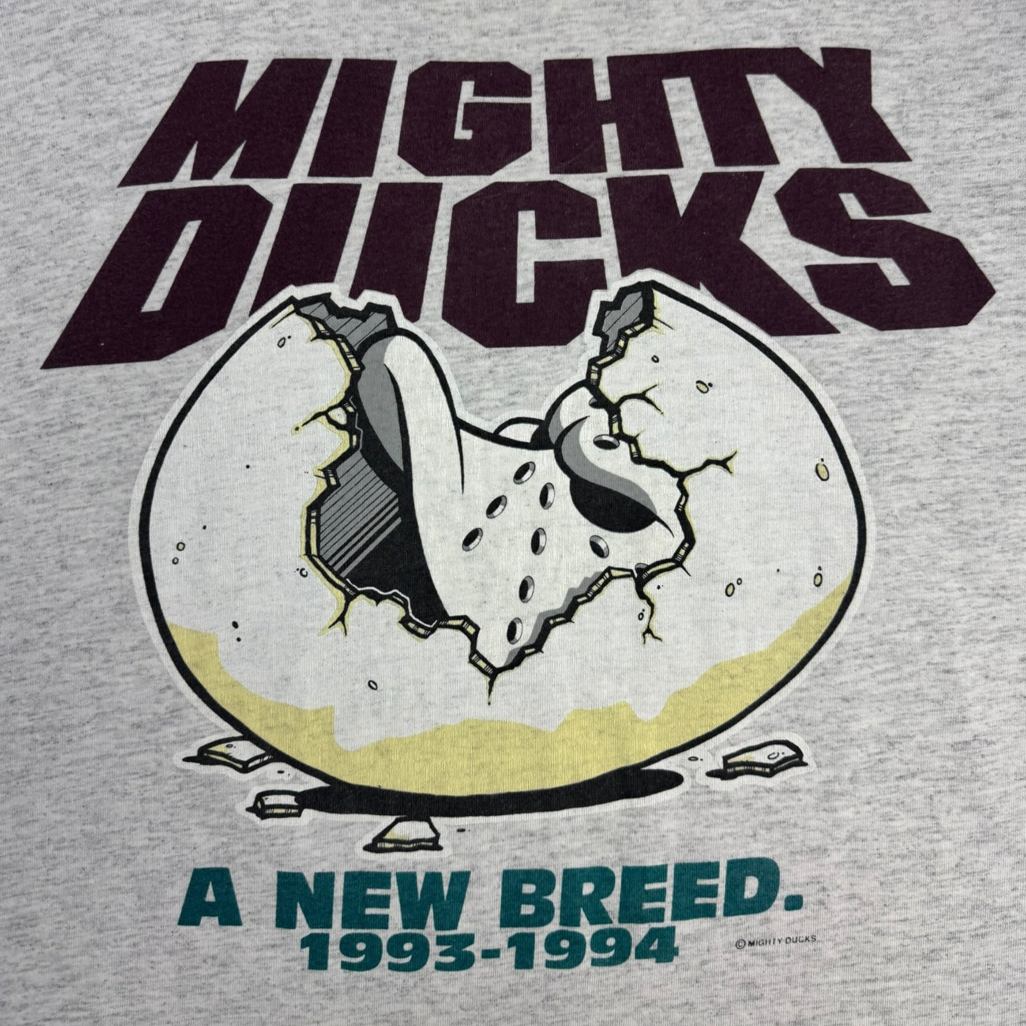 1993 The Might Ducks “A New Breed” NHL Team Promo T-Shirt