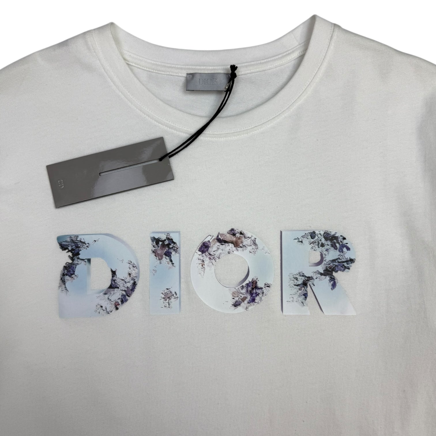 Dior x Daniel Arsham Eroded Logo T-Shirt White