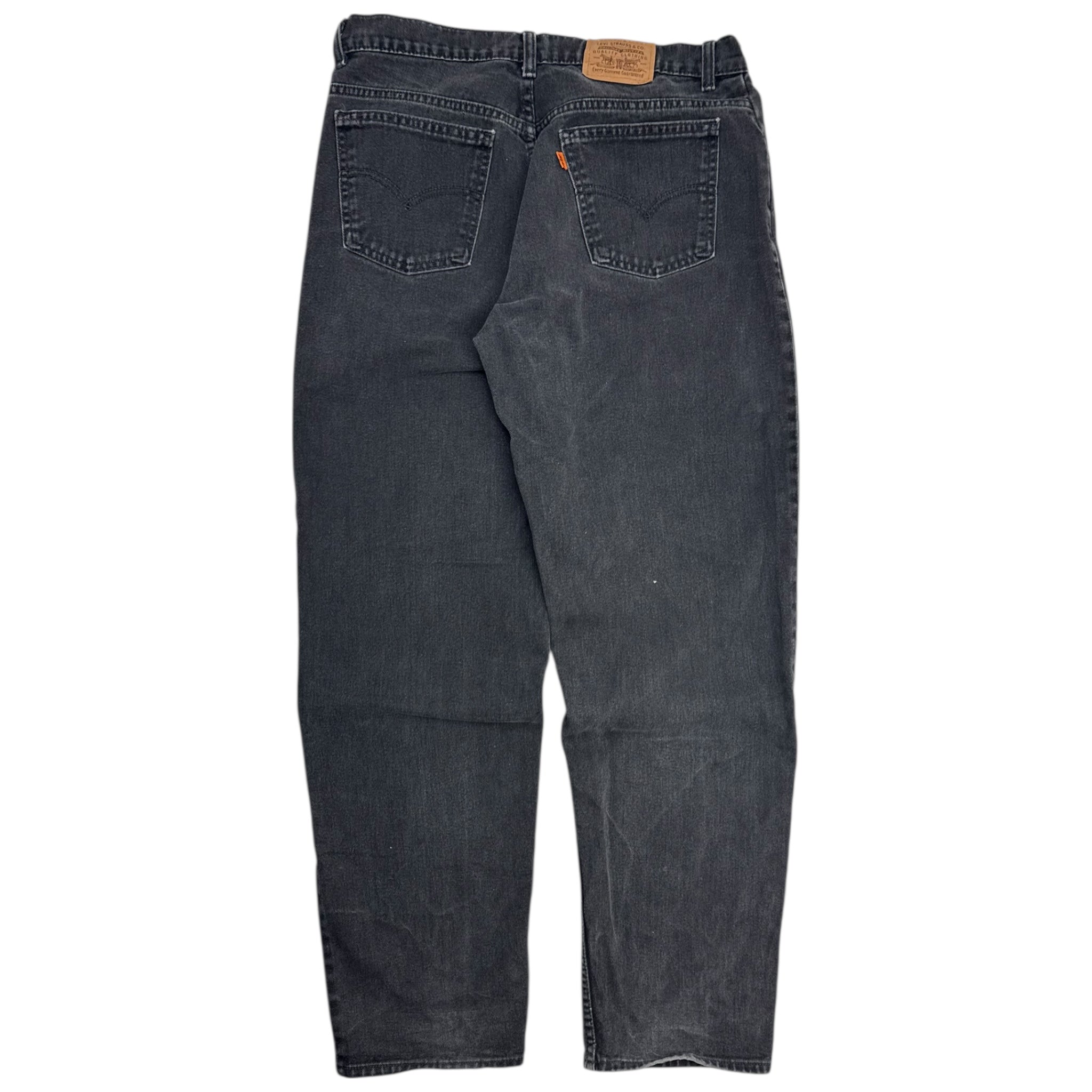 Vintage Levi's Orange Tab 506 Denim Washed Black