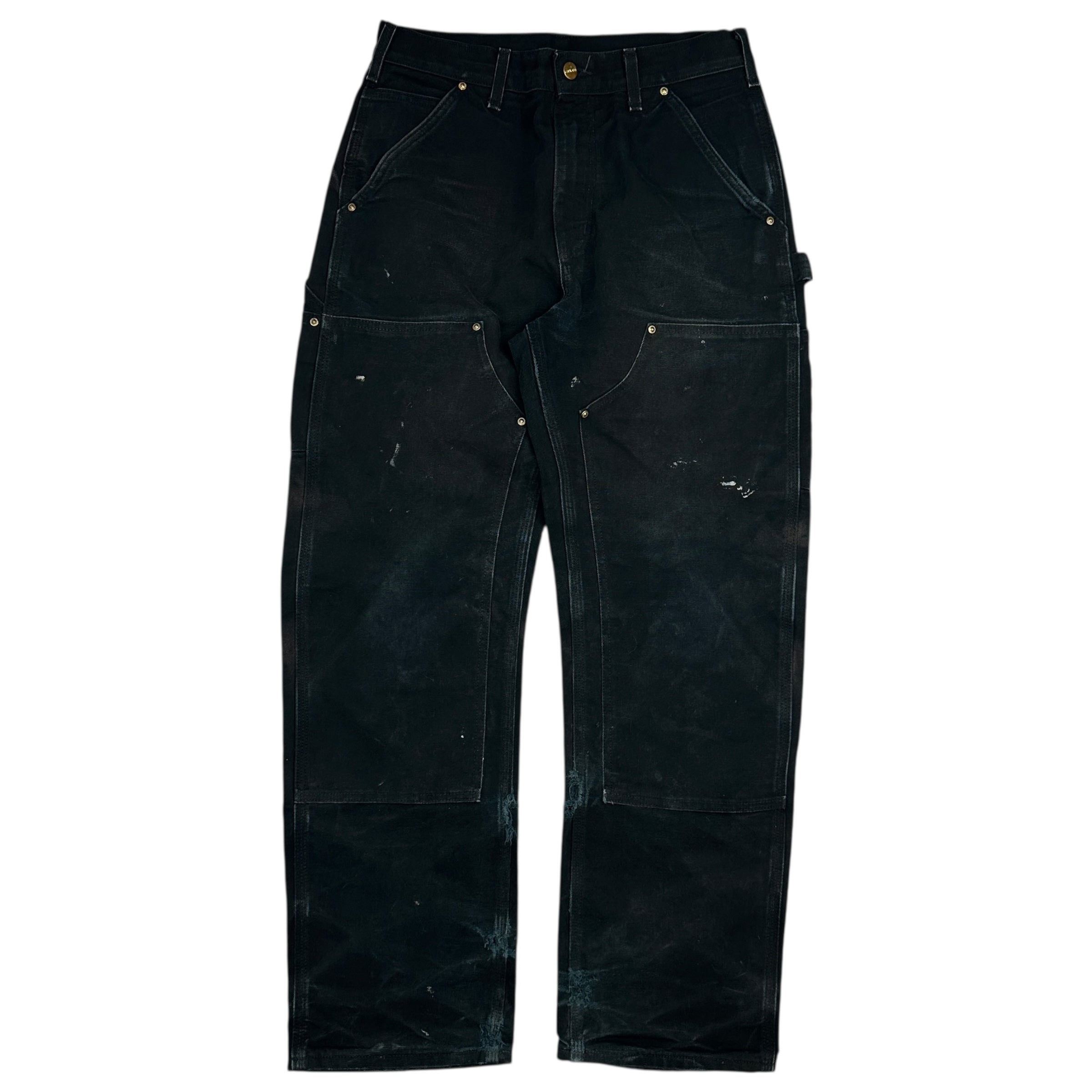 Vintage Carhartt Double Knee Cargo Pants Black
