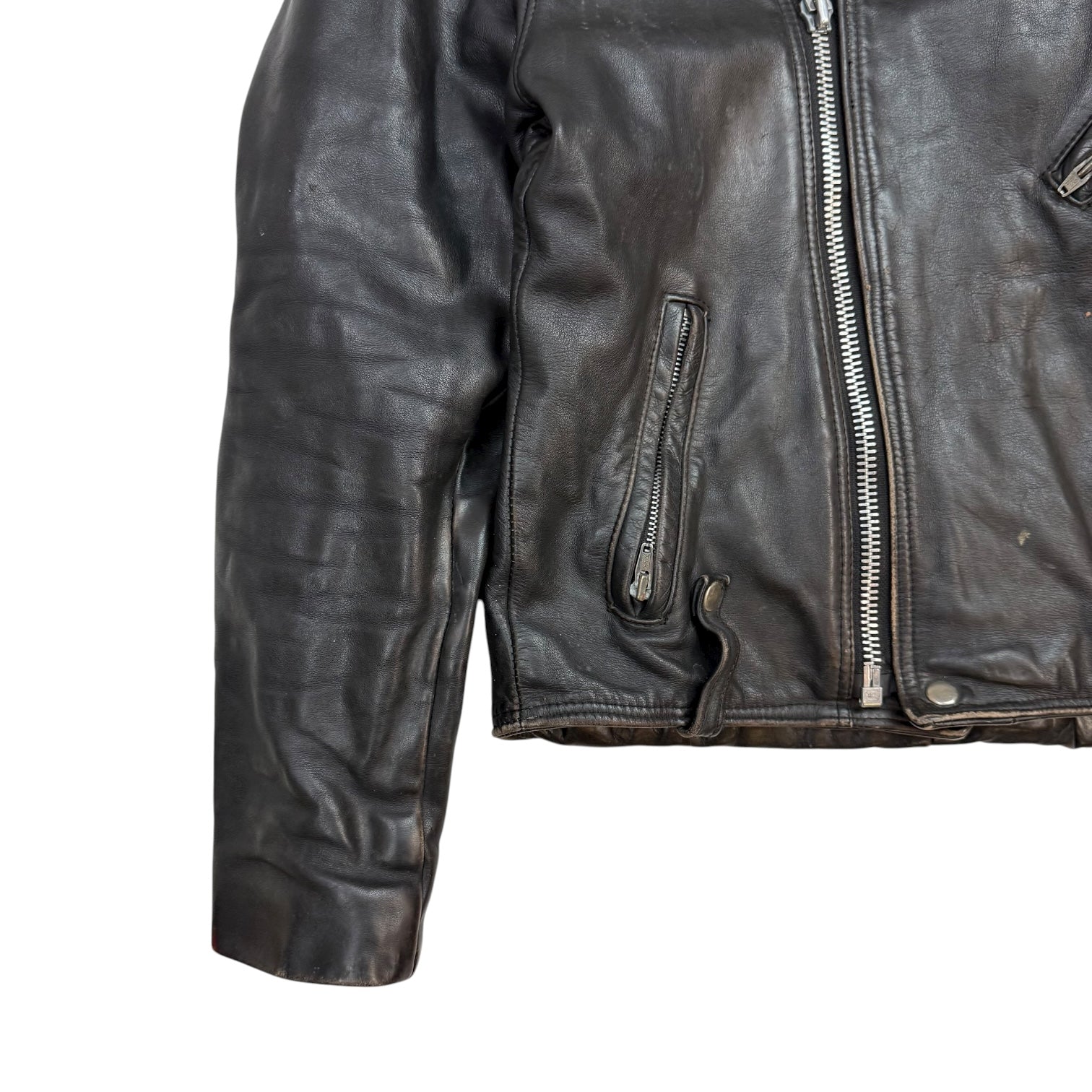 Vintage Bristol Leather Jacket Black