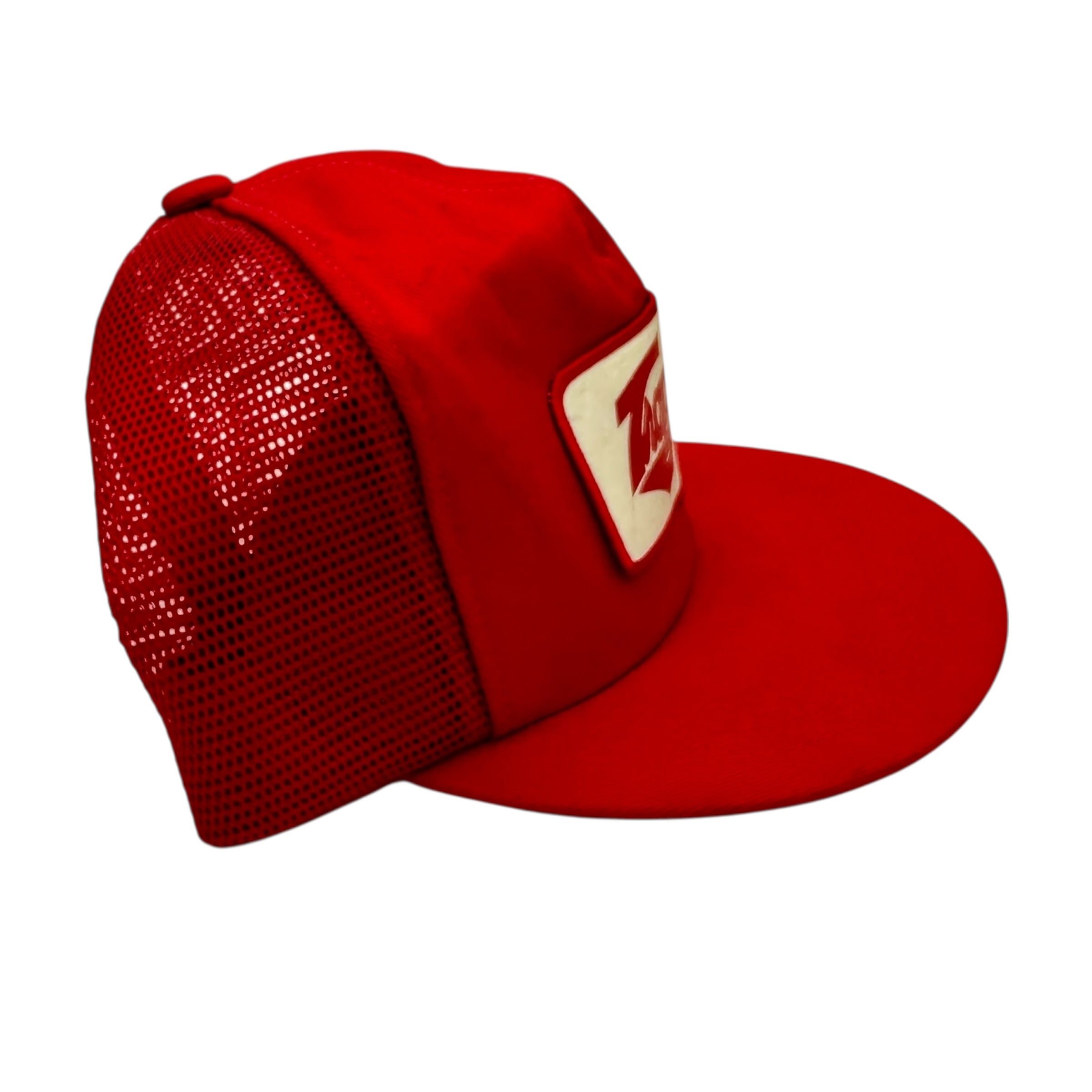Vintage Edmonton Trappers Trucker Hat Red