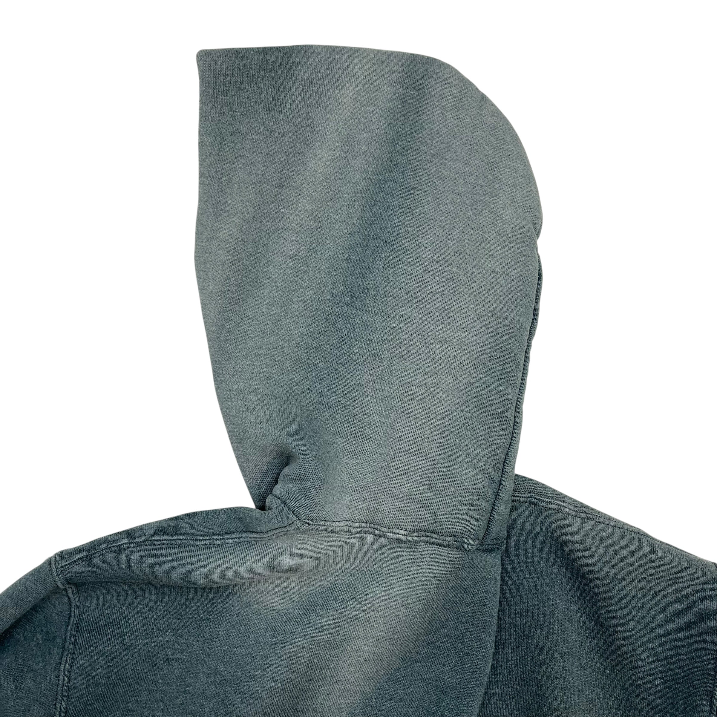 Vintage Russell Athletics Zip Up Hoodie Grey/Green