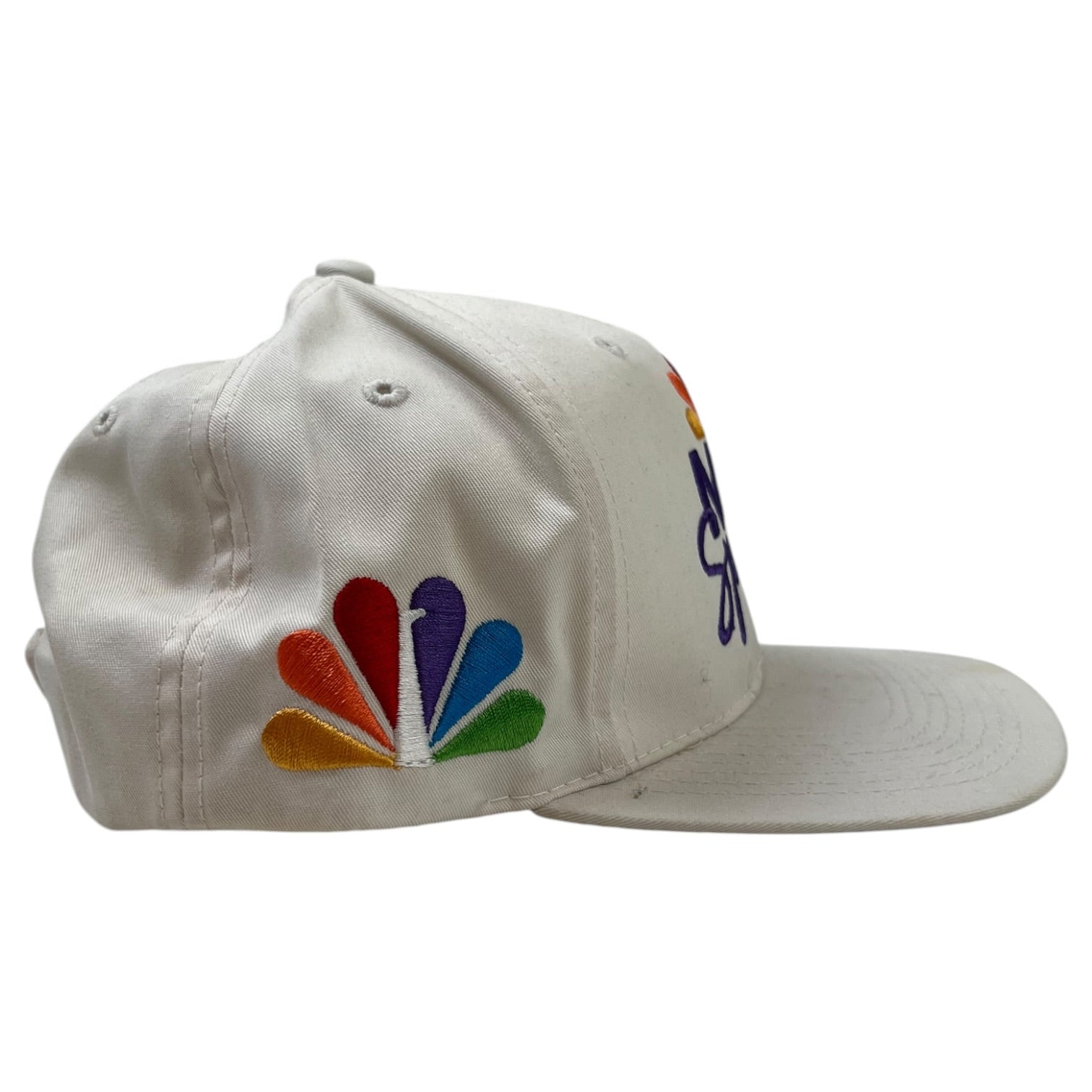 Vintage 90’s NBC Snapback Hat White