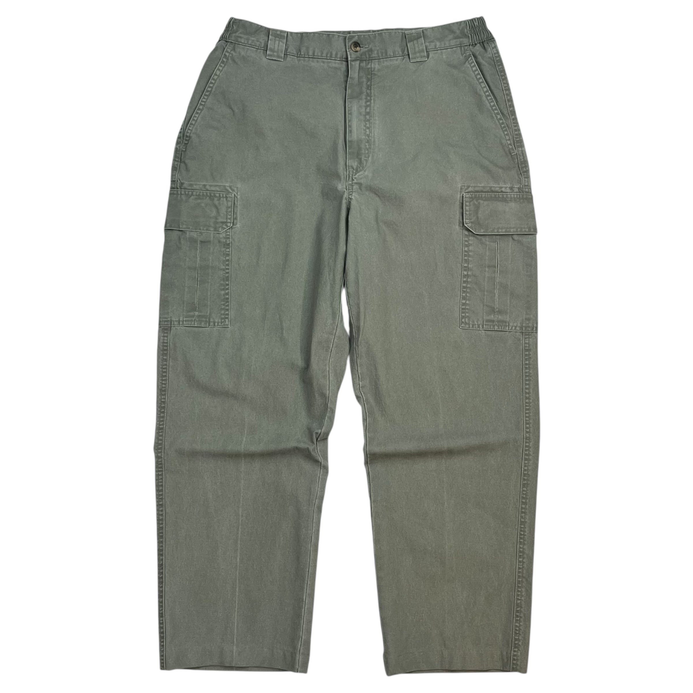 Vintage LL Bean Cargo Pants Army Green