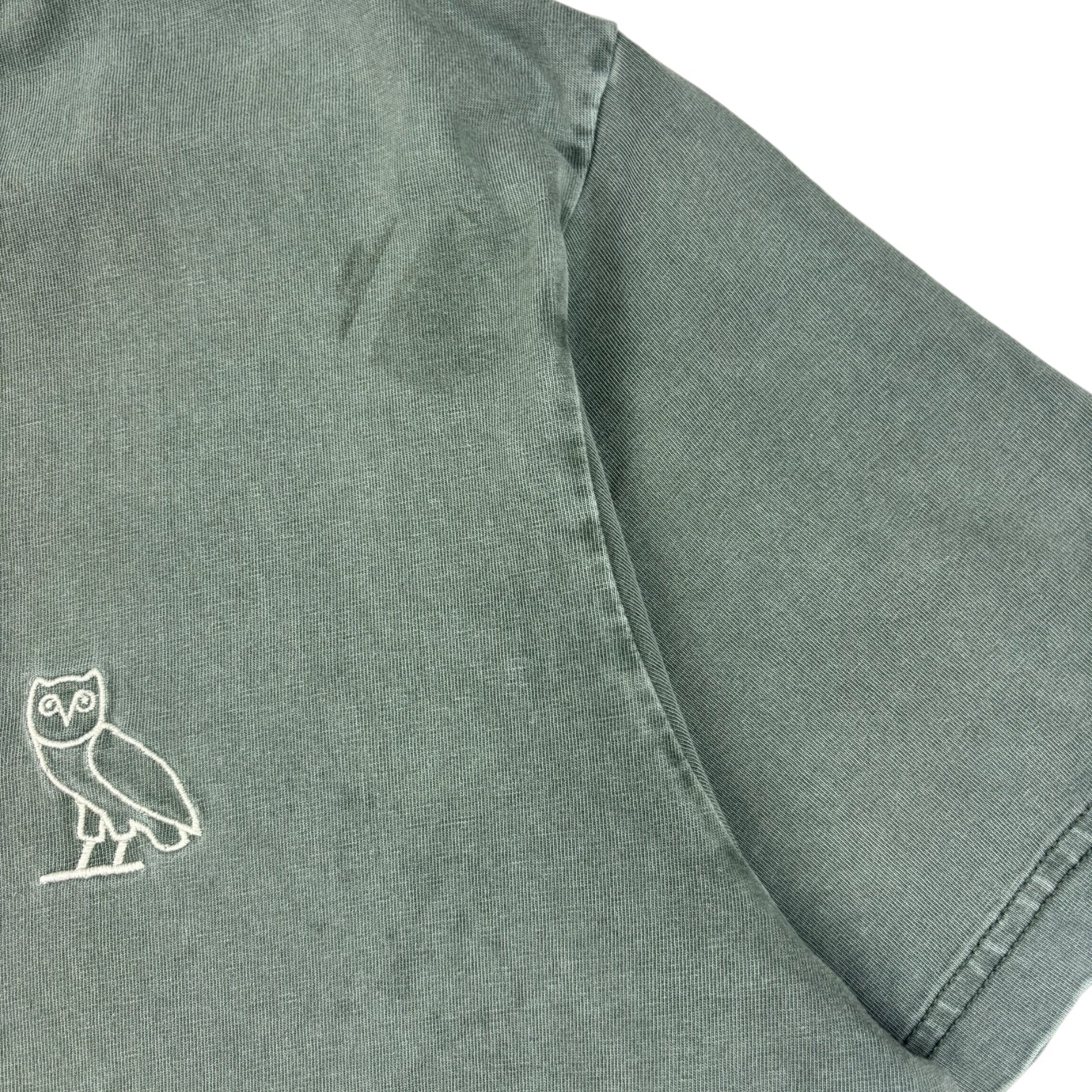 OVO Garment Dyed T-Shirt Green