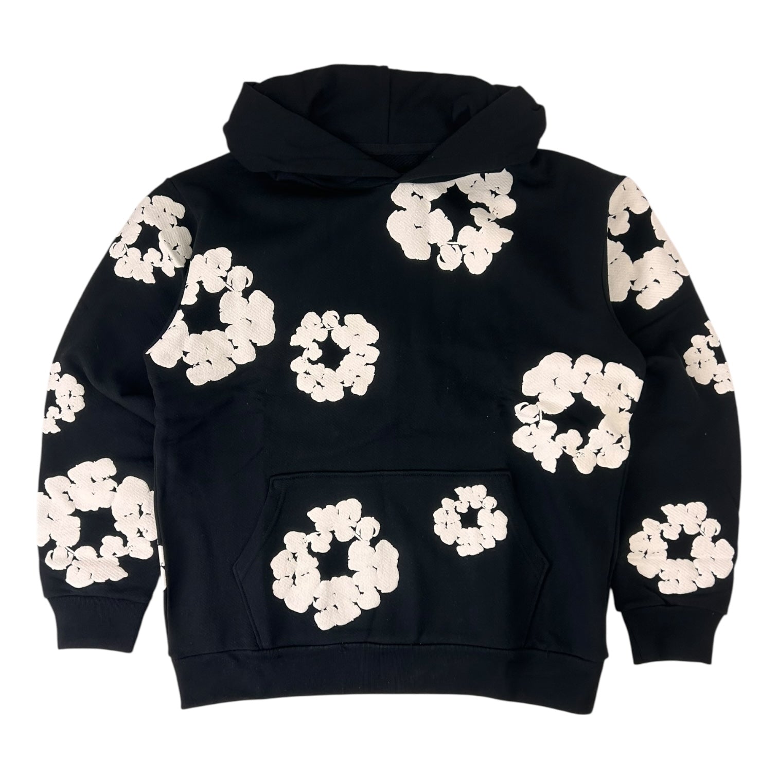 Denim Tears The Cotton Wreath Hoodie Black