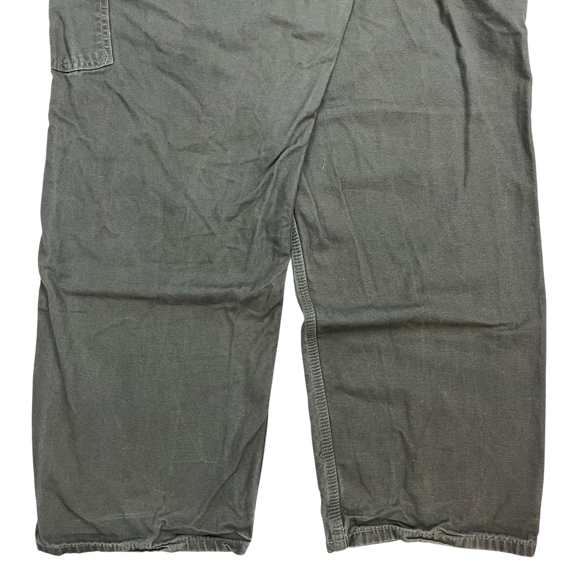 Vintage Carhartt Dungaree Pants Grey Green