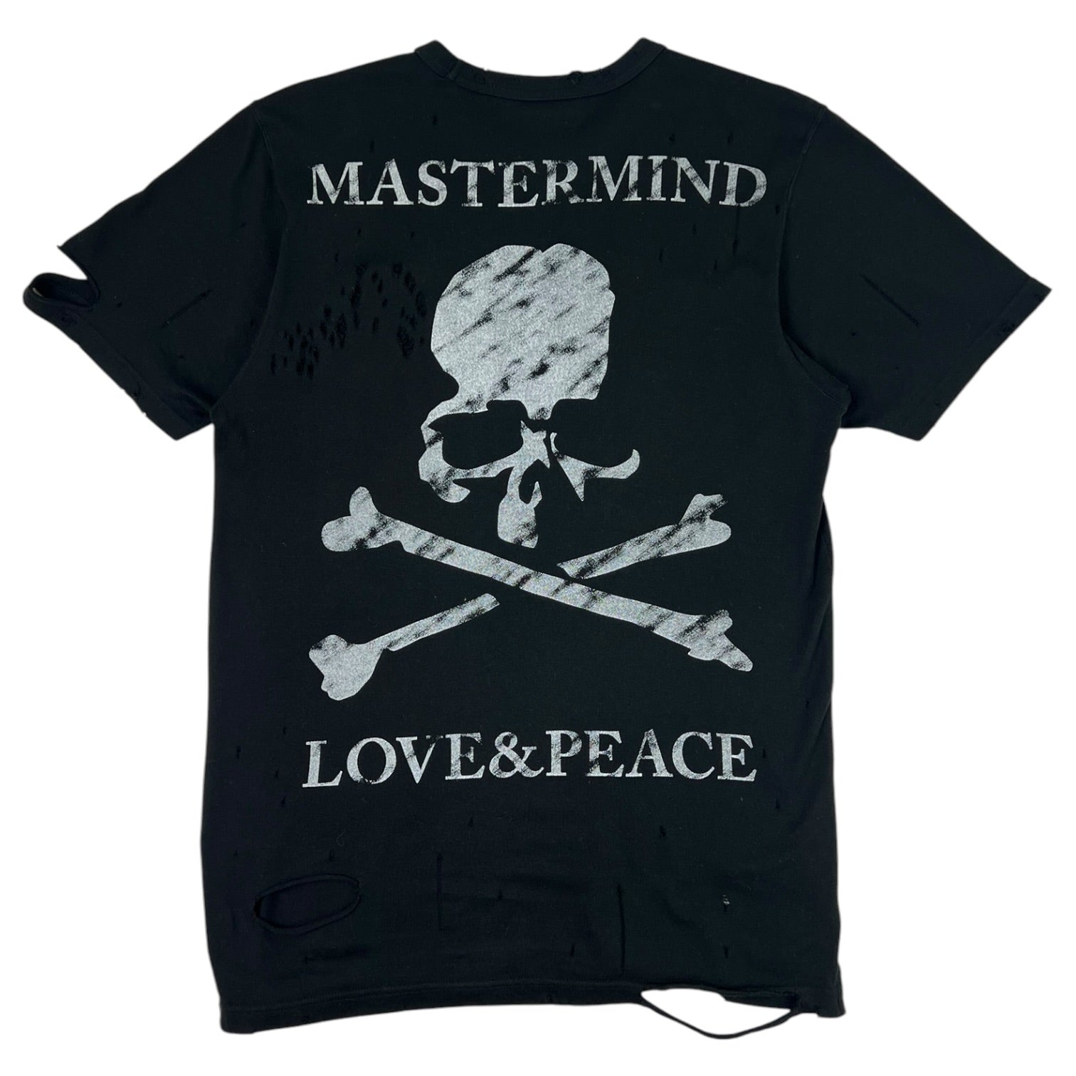 Mastermind Distressed “M” Logo T-Shirt Black