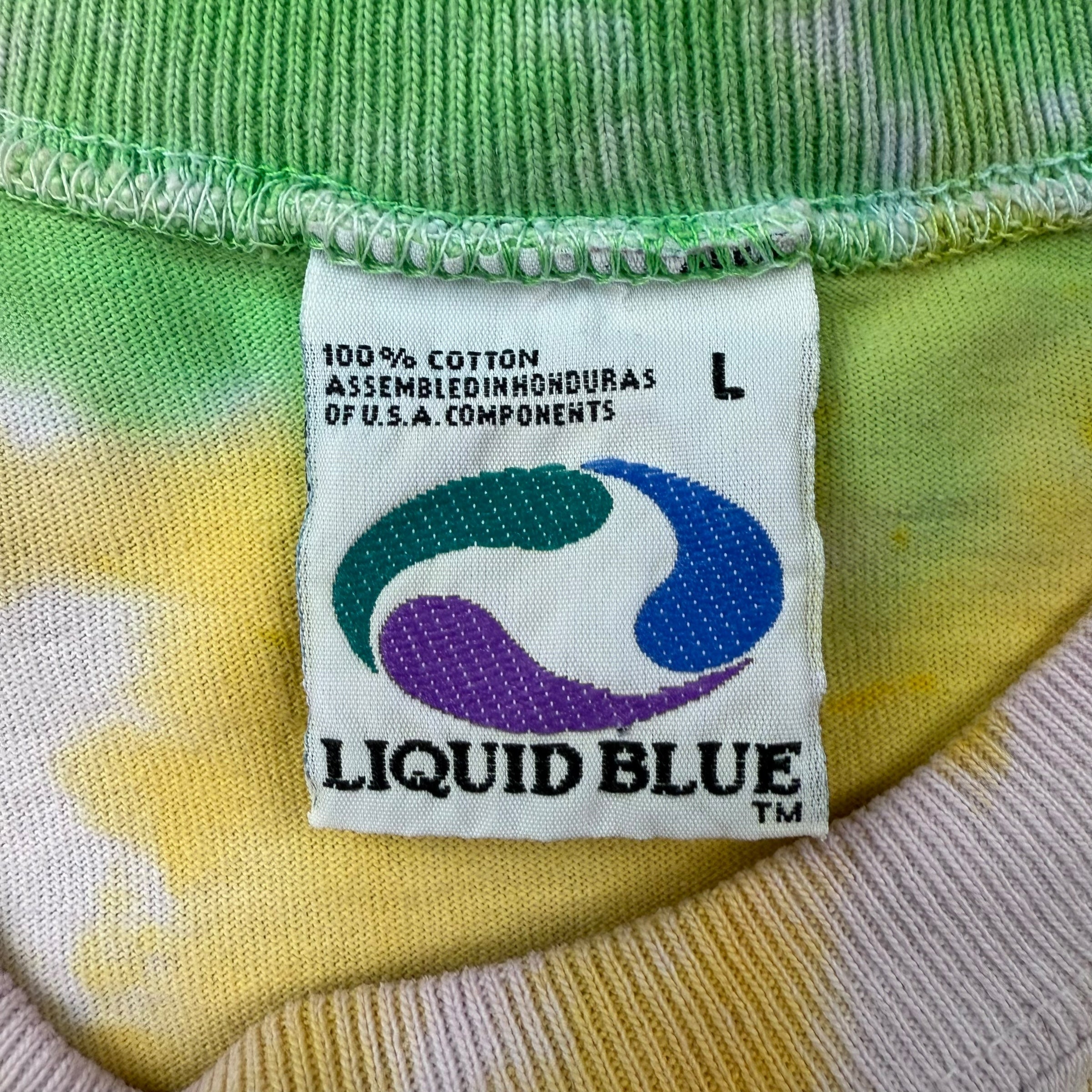 1998 Liquid Blue Grateful Dead "The Other Ones" Tee Tie Dye
