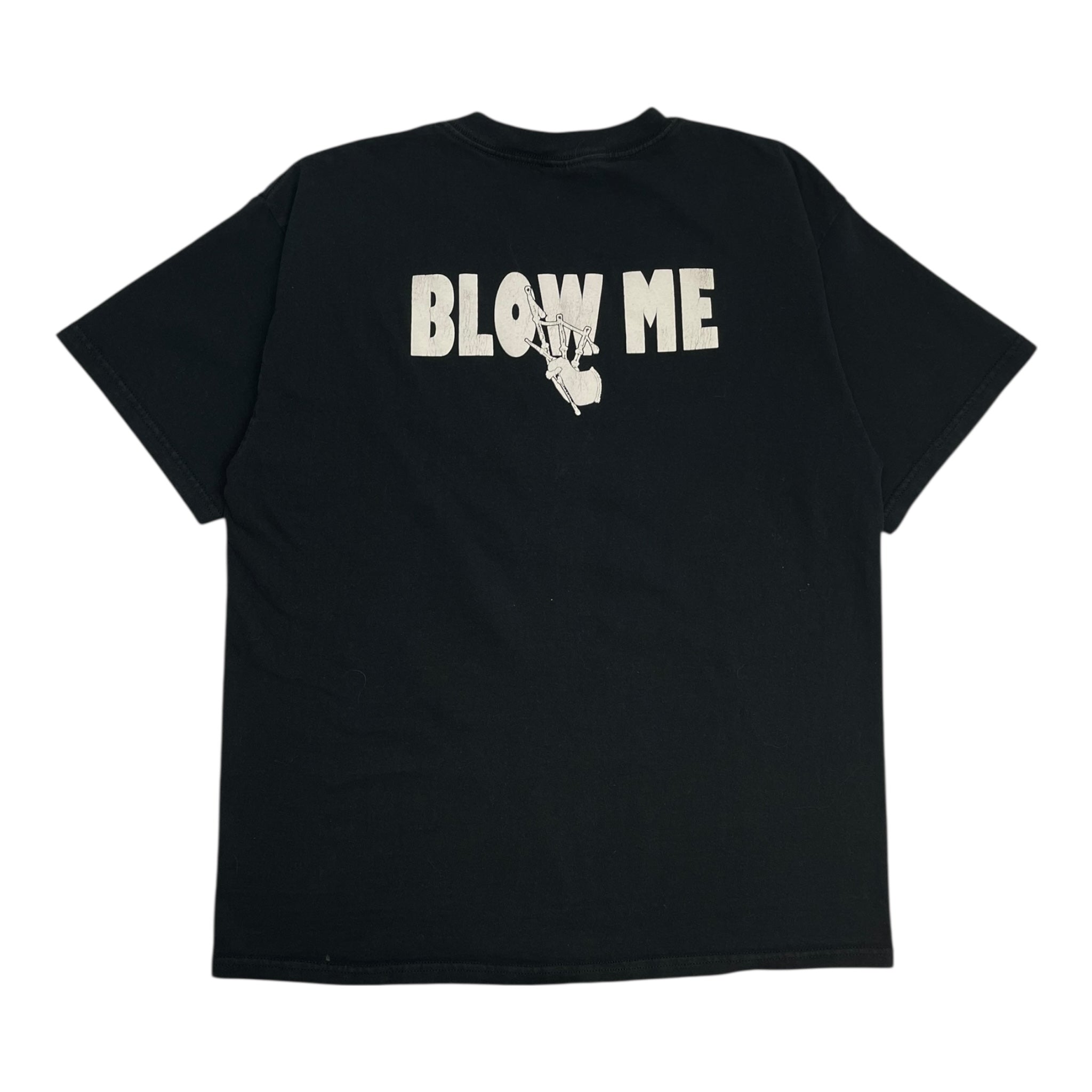 Vintage Nazareth ‘Blow Me’ Bagpipe T-Shirt Black