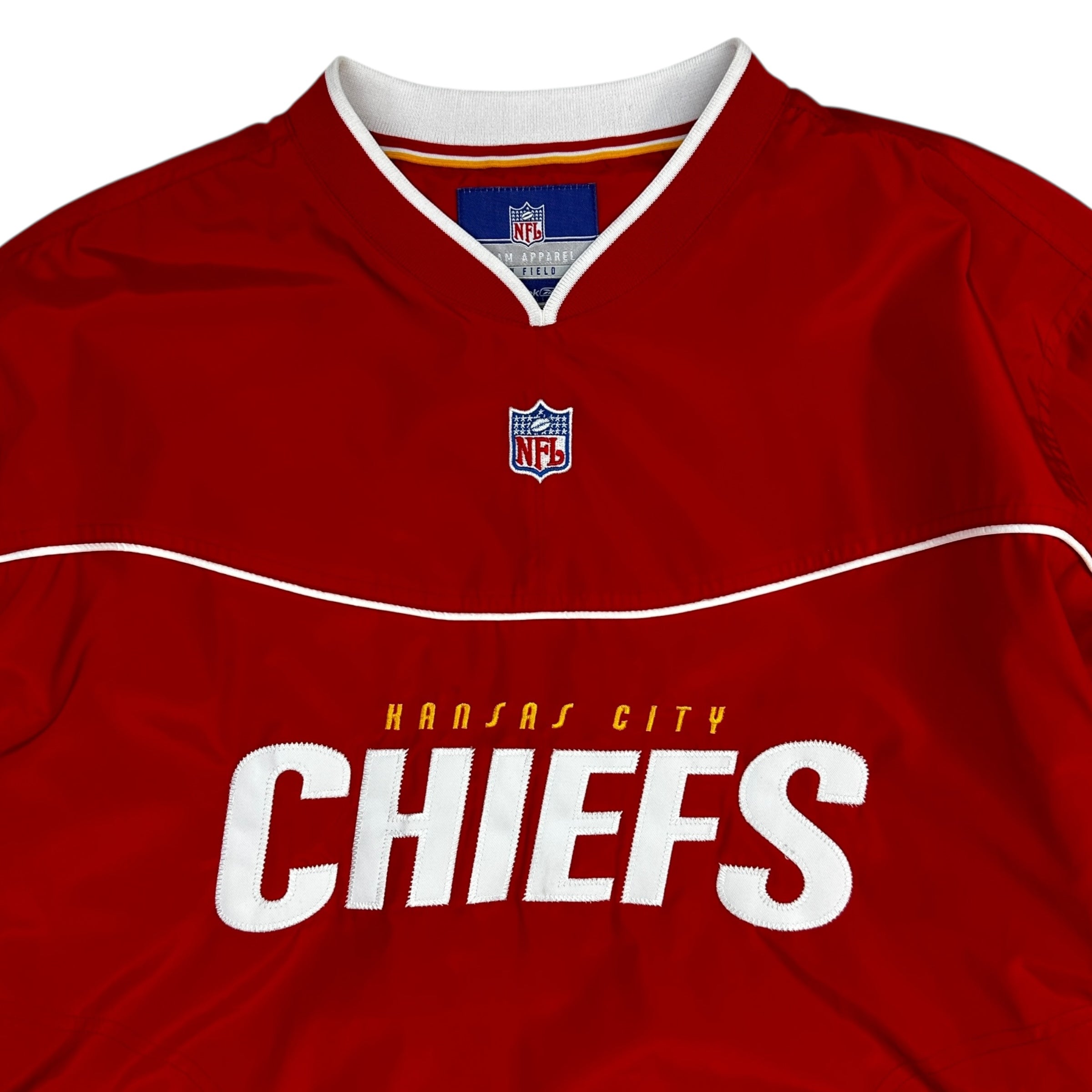 Vintage Reebok Kansas City Chiefs Pullover Windbreaker Red