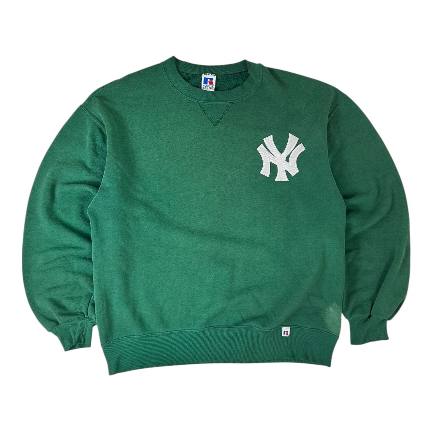 Vintage Russell Athletic New York Yankees Crewneck Green