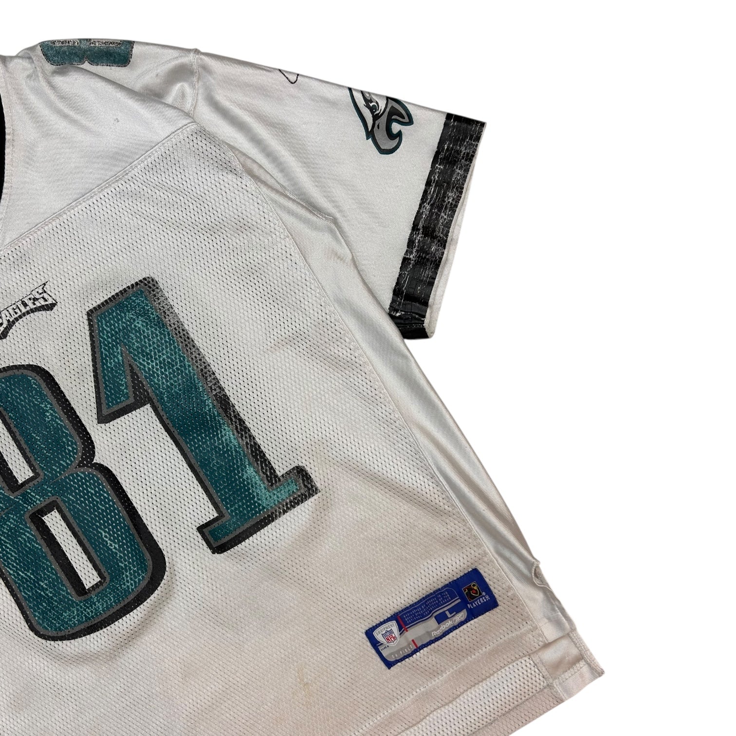 Vintage Reebok Philadelphia Eagles Owens Away Jersey White