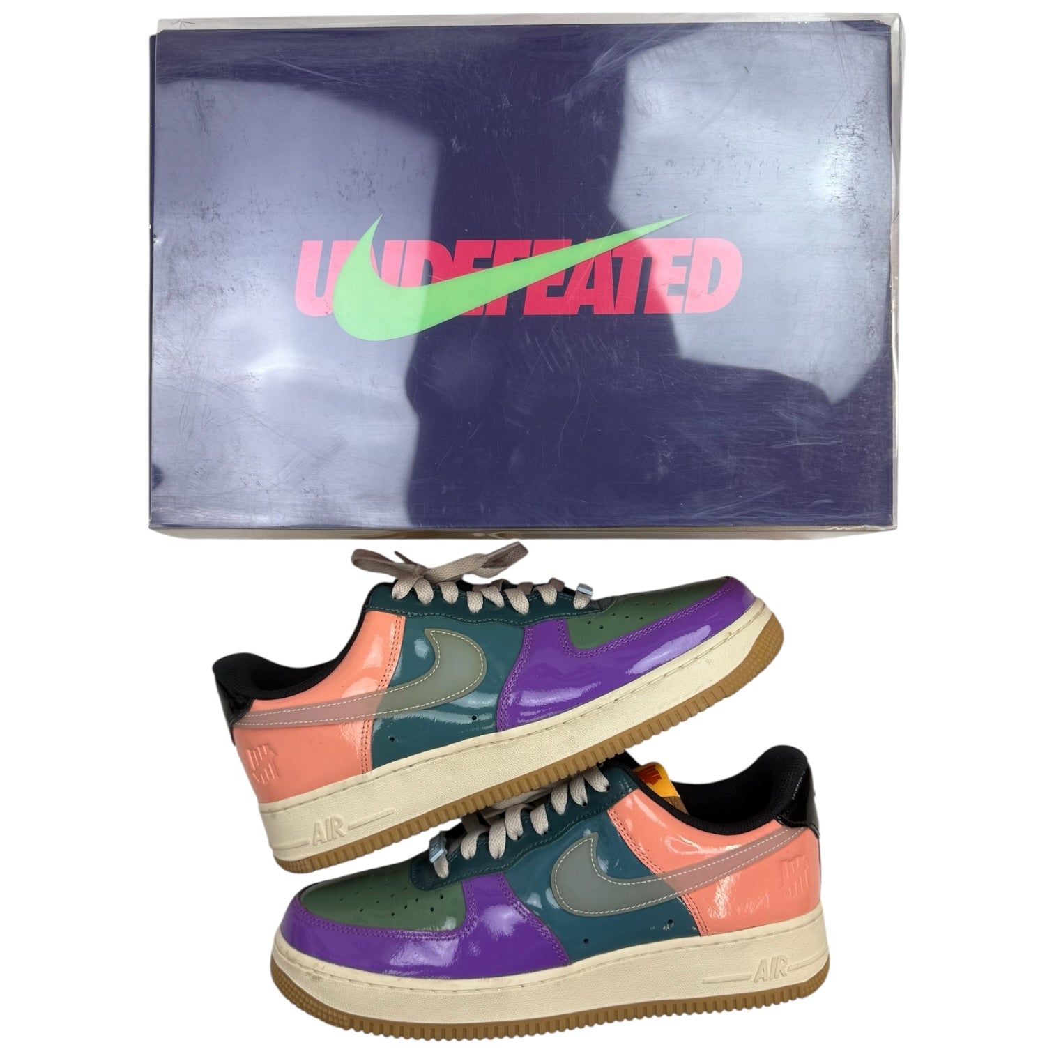 Nike x Undefeated Air Force 1 Low Multi-Patent Wild Berry (Used)