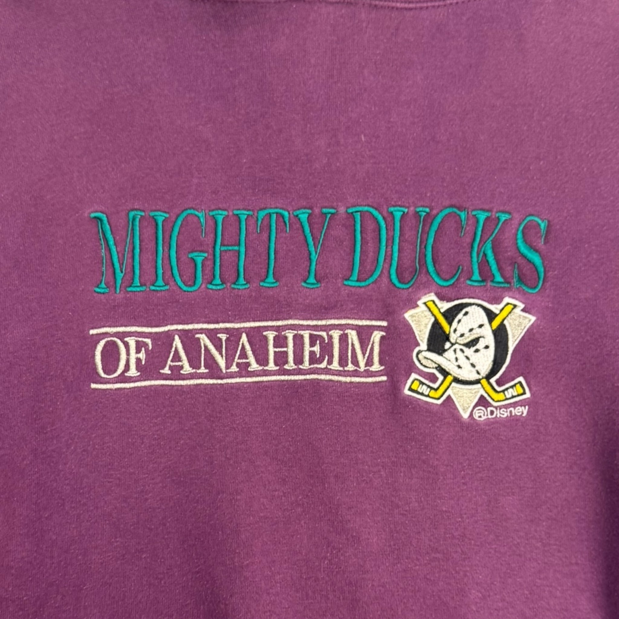 Vintage NHL Anaheim Mighty Ducks Disney Hoodie