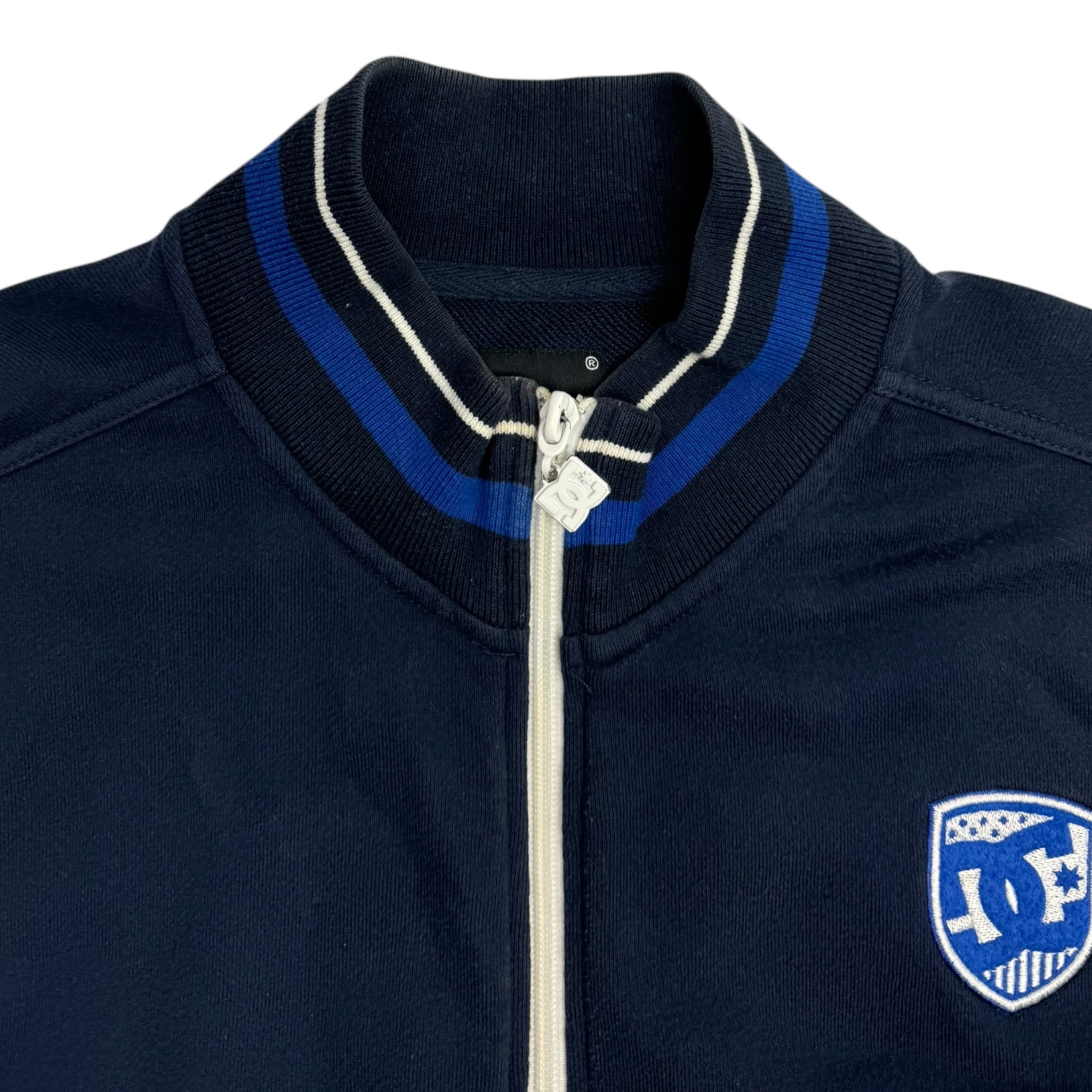 Y2K DC Shoes Co Zip Up Sweater