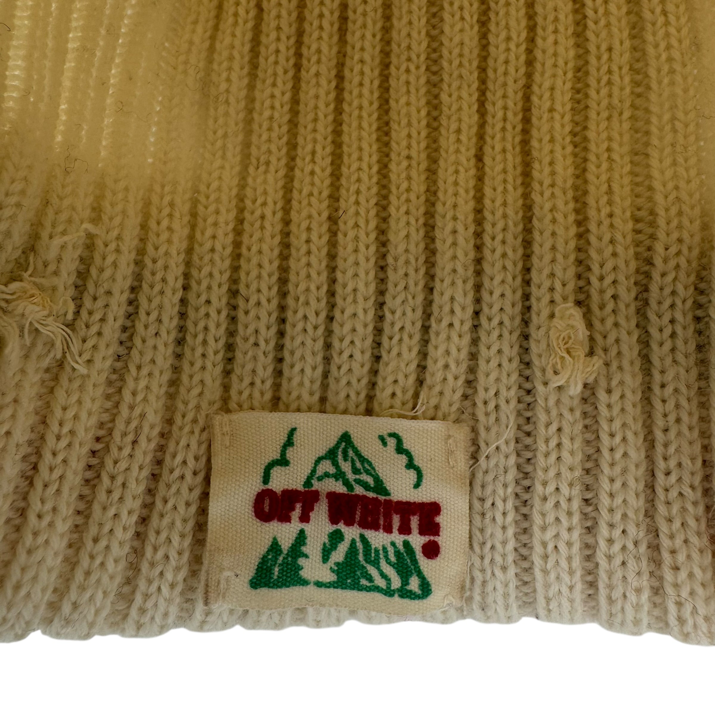 Off-White Crochet Toque White