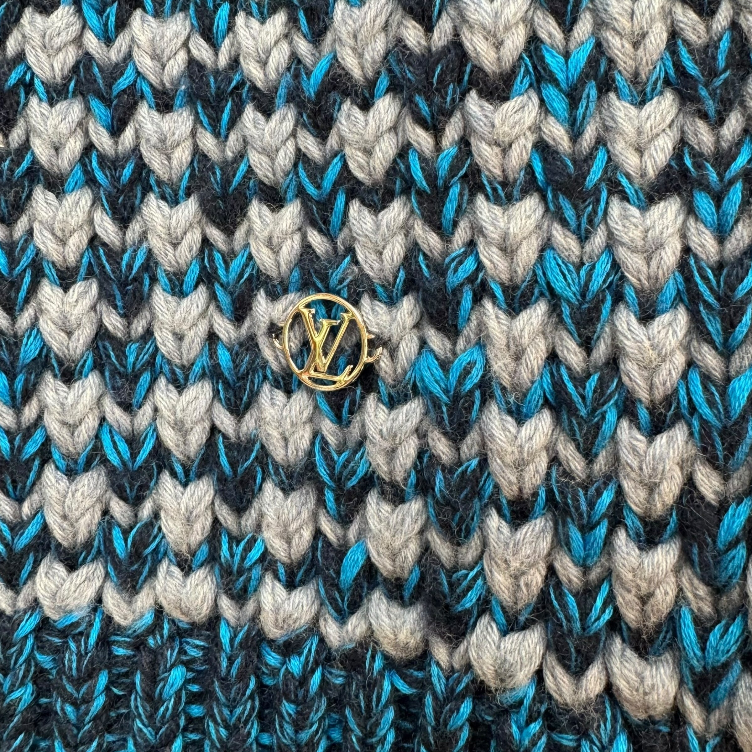 Louis Vuitton Stripped Raglan Crewneck Marine