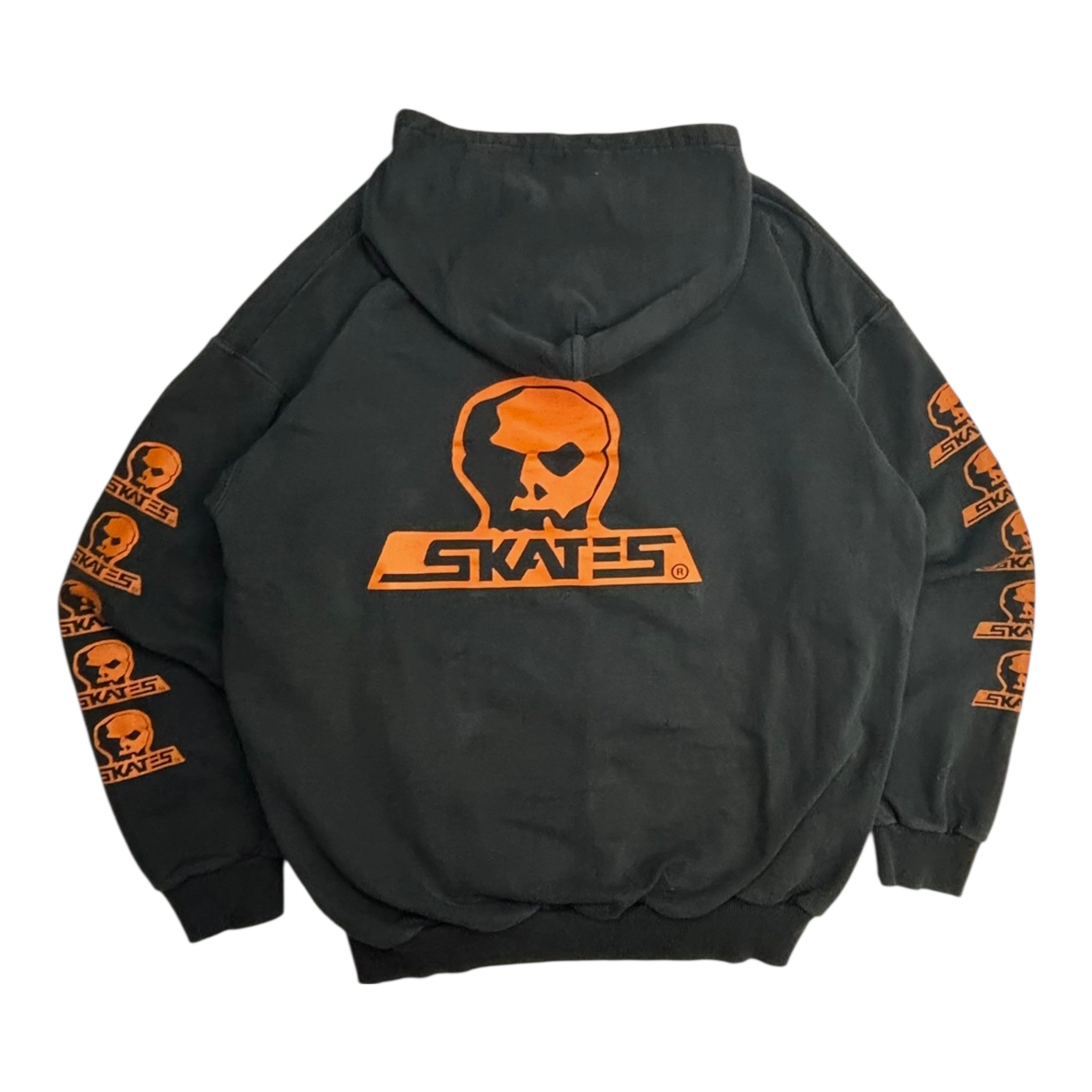 Vintage Y2K Skull Skates Hoodie