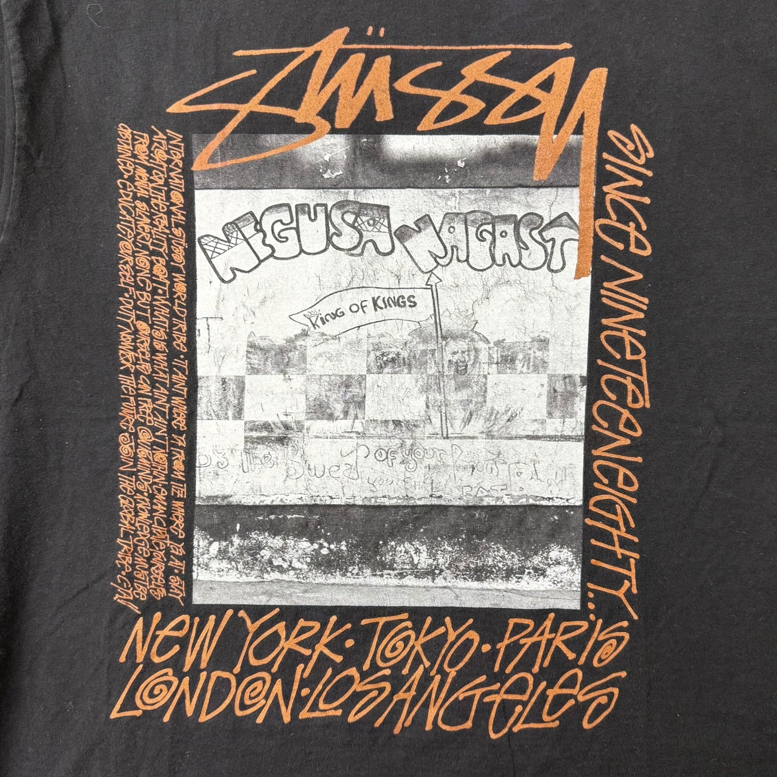 Stussy King Of Kings Tee Black