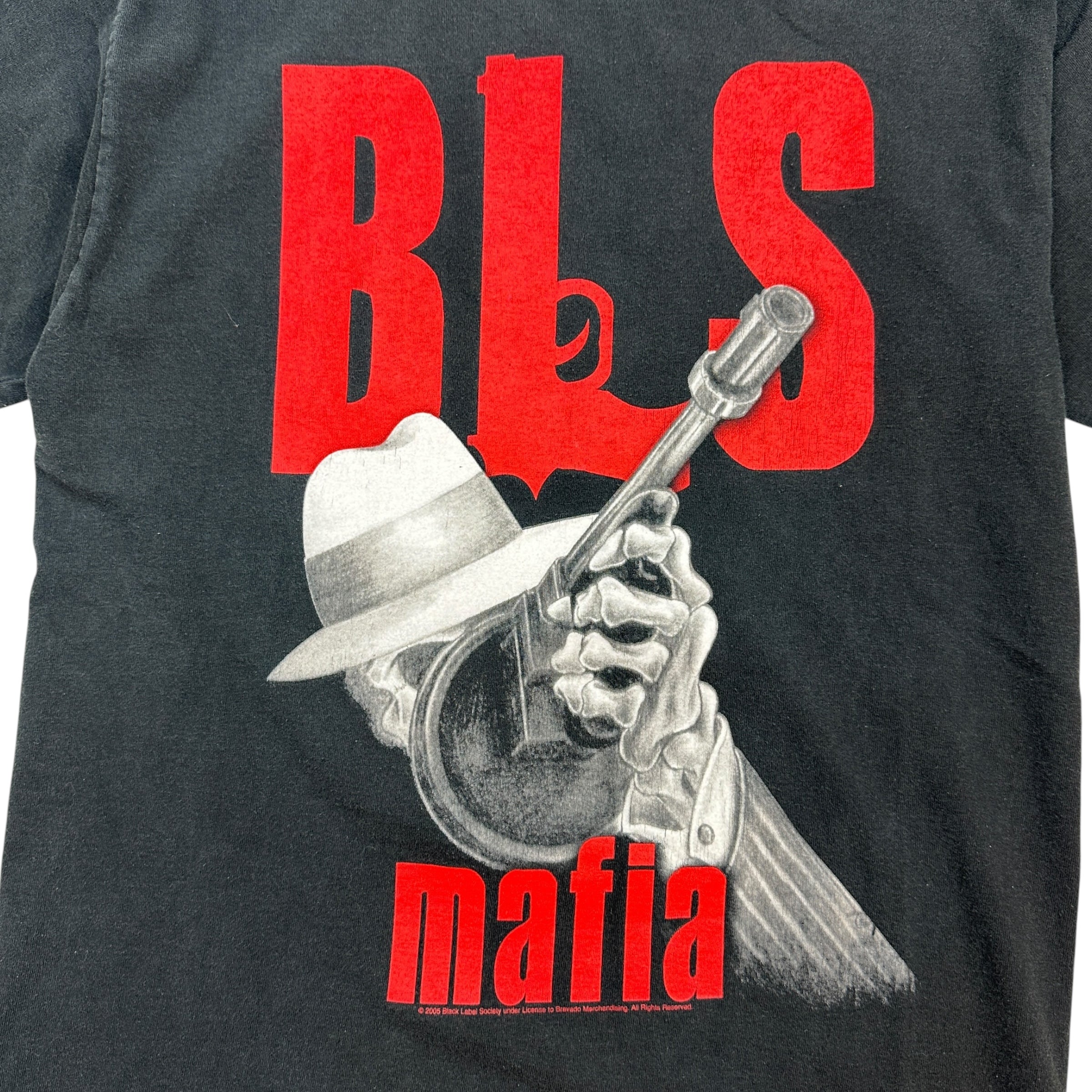 2005 Black Label Society ‘BLS MAFIA’ Tee Black