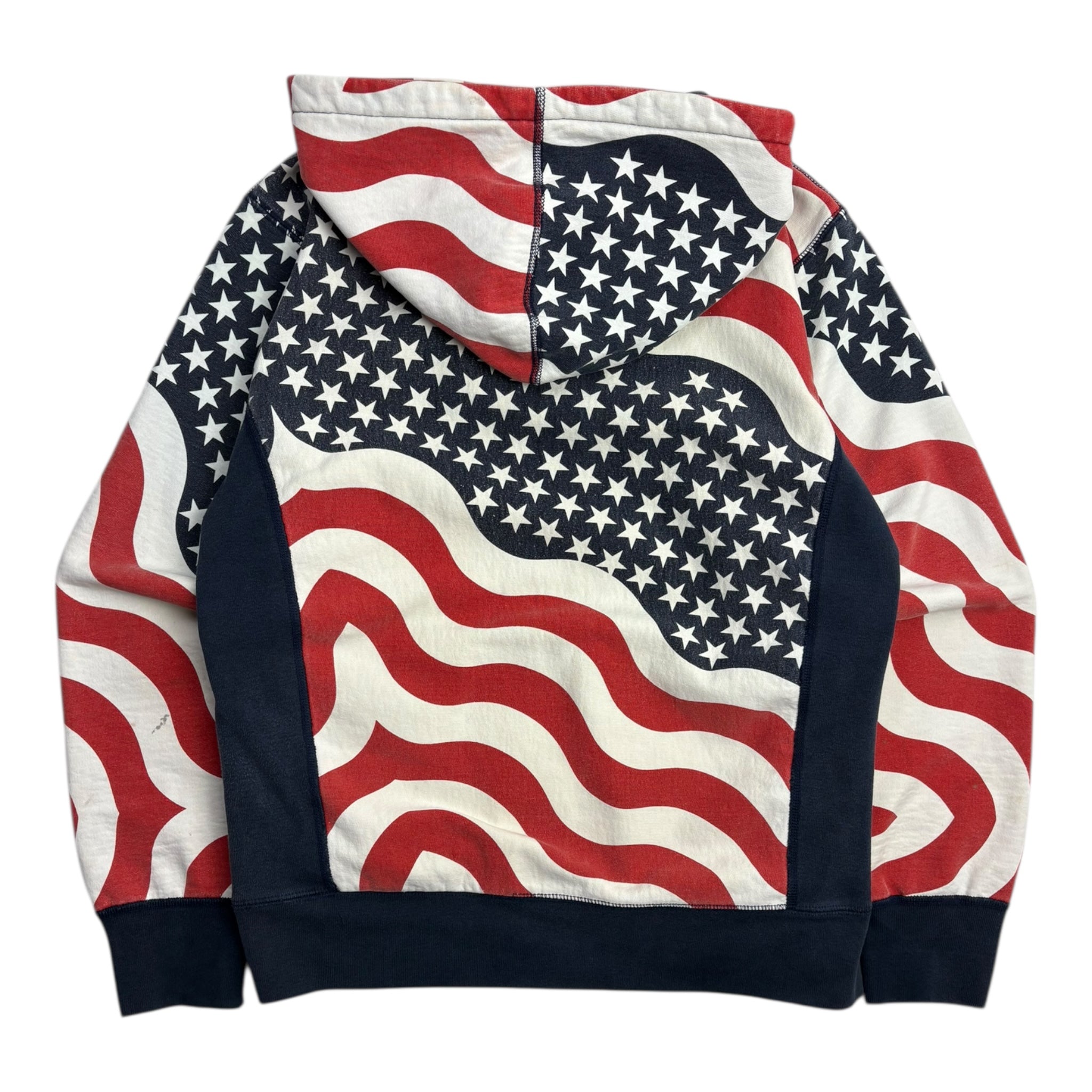 Supreme FW14 American Flag Box Logo Hoodie